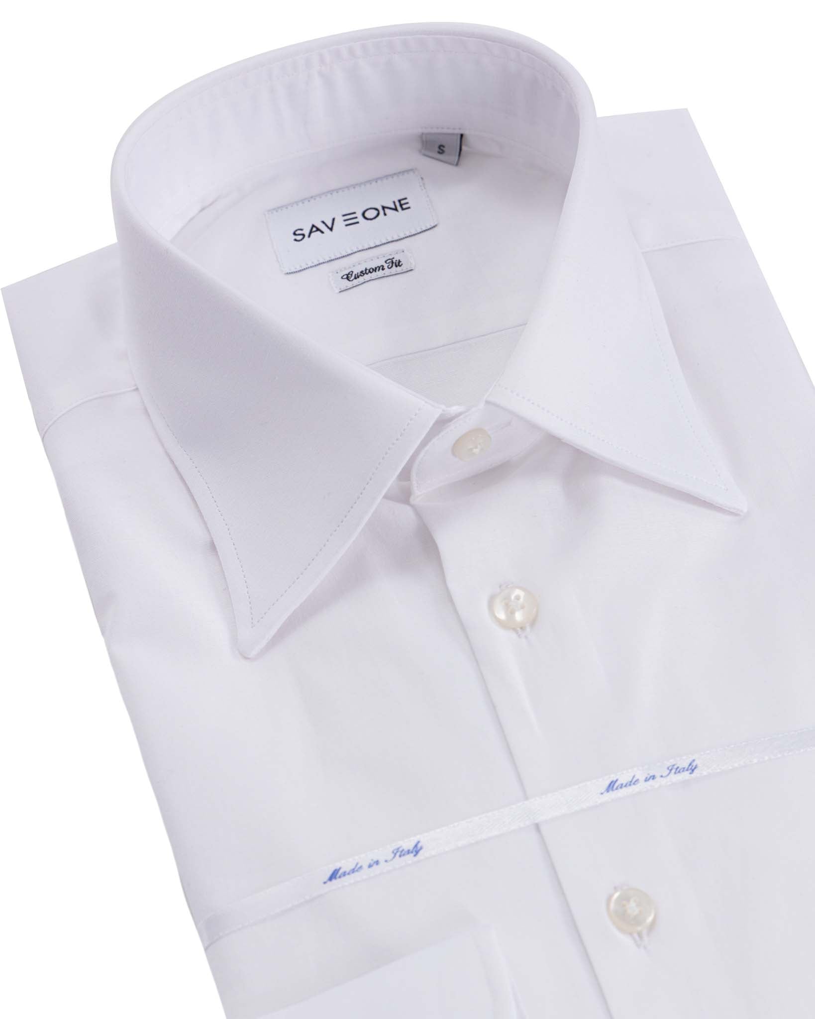 Heckler - Chemise en coton blanc