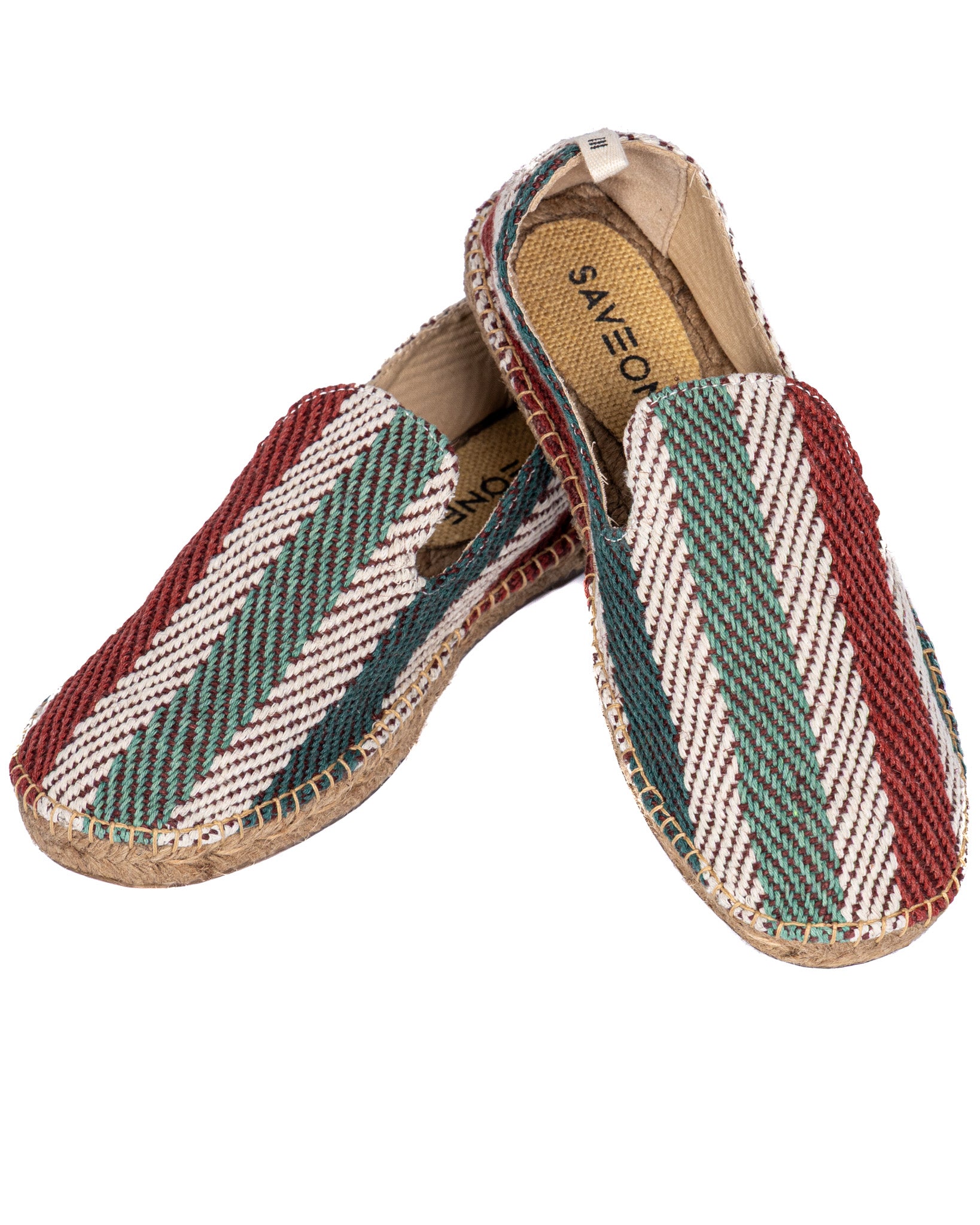 Villasimius - multicolor striped espadrilles