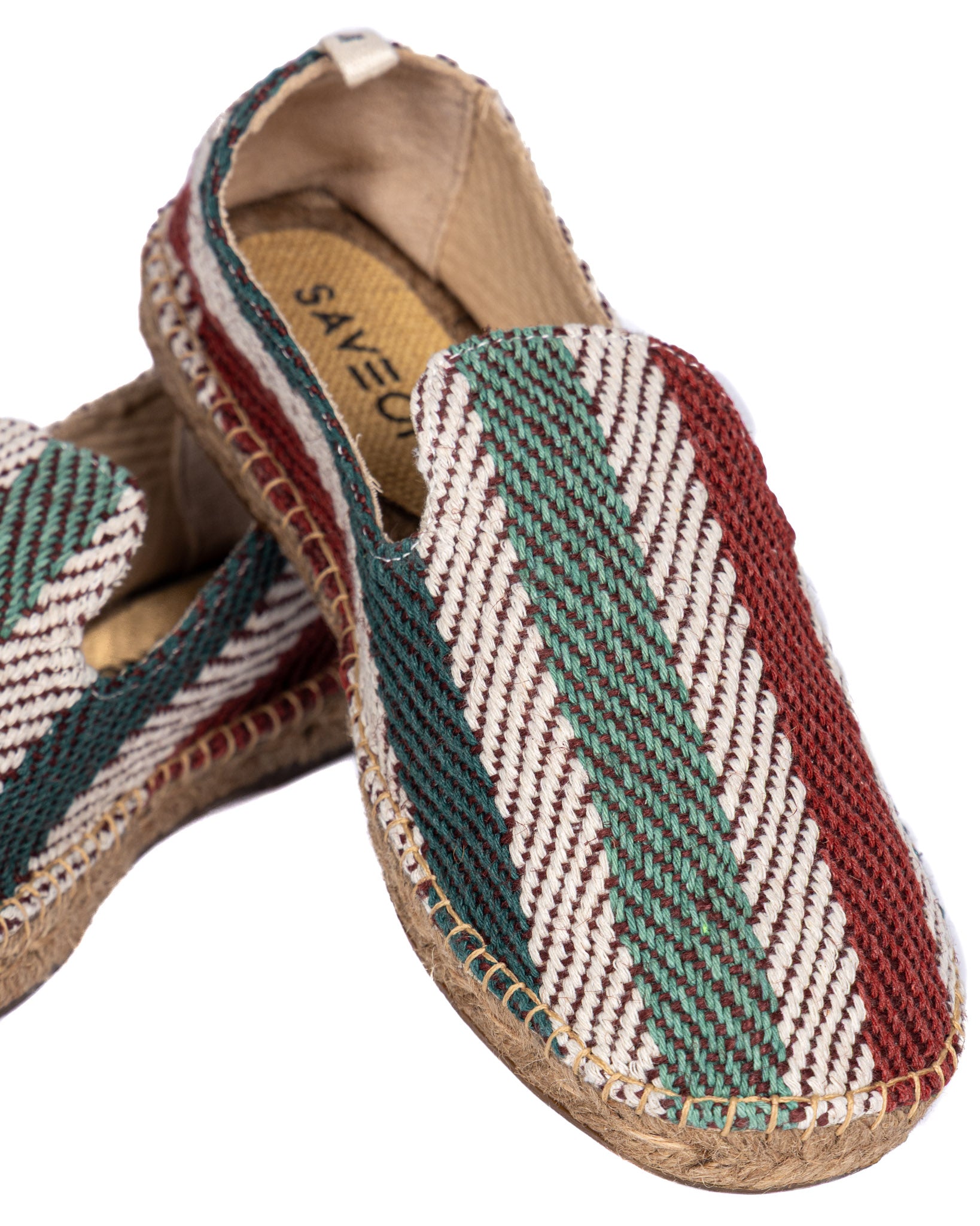 Villasimius - multicolor striped espadrilles
