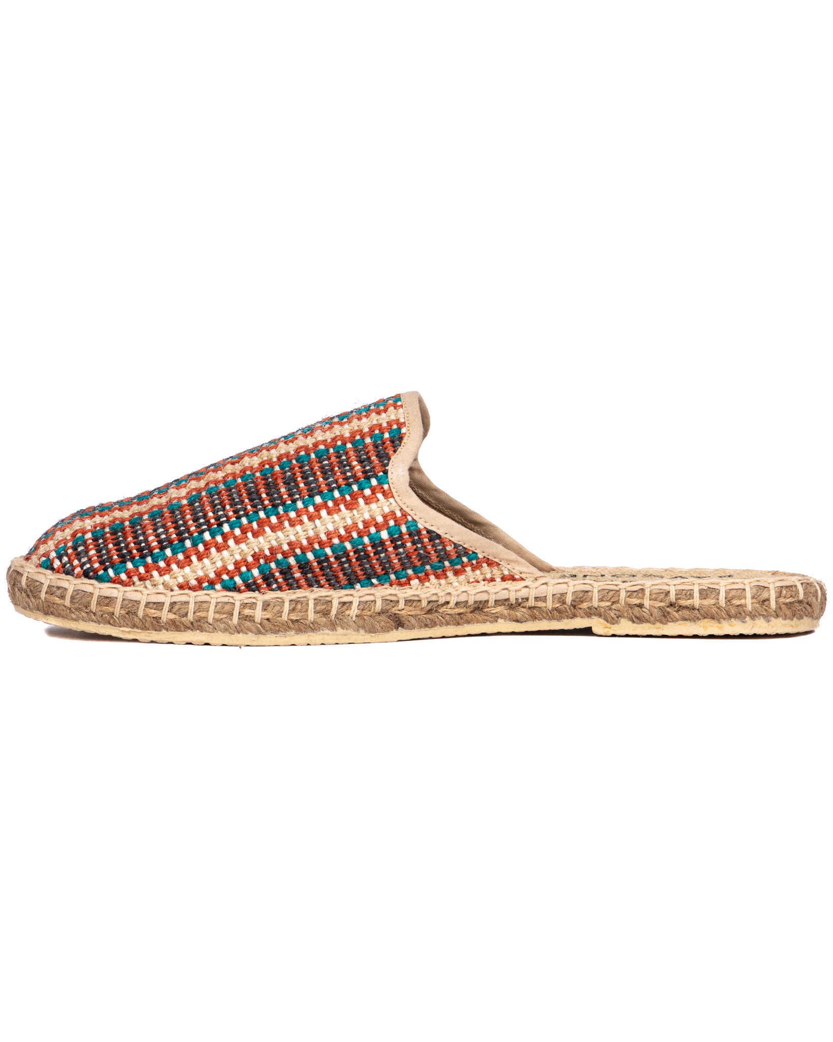 Taormina - mules espadrilles à rayures multicolores
