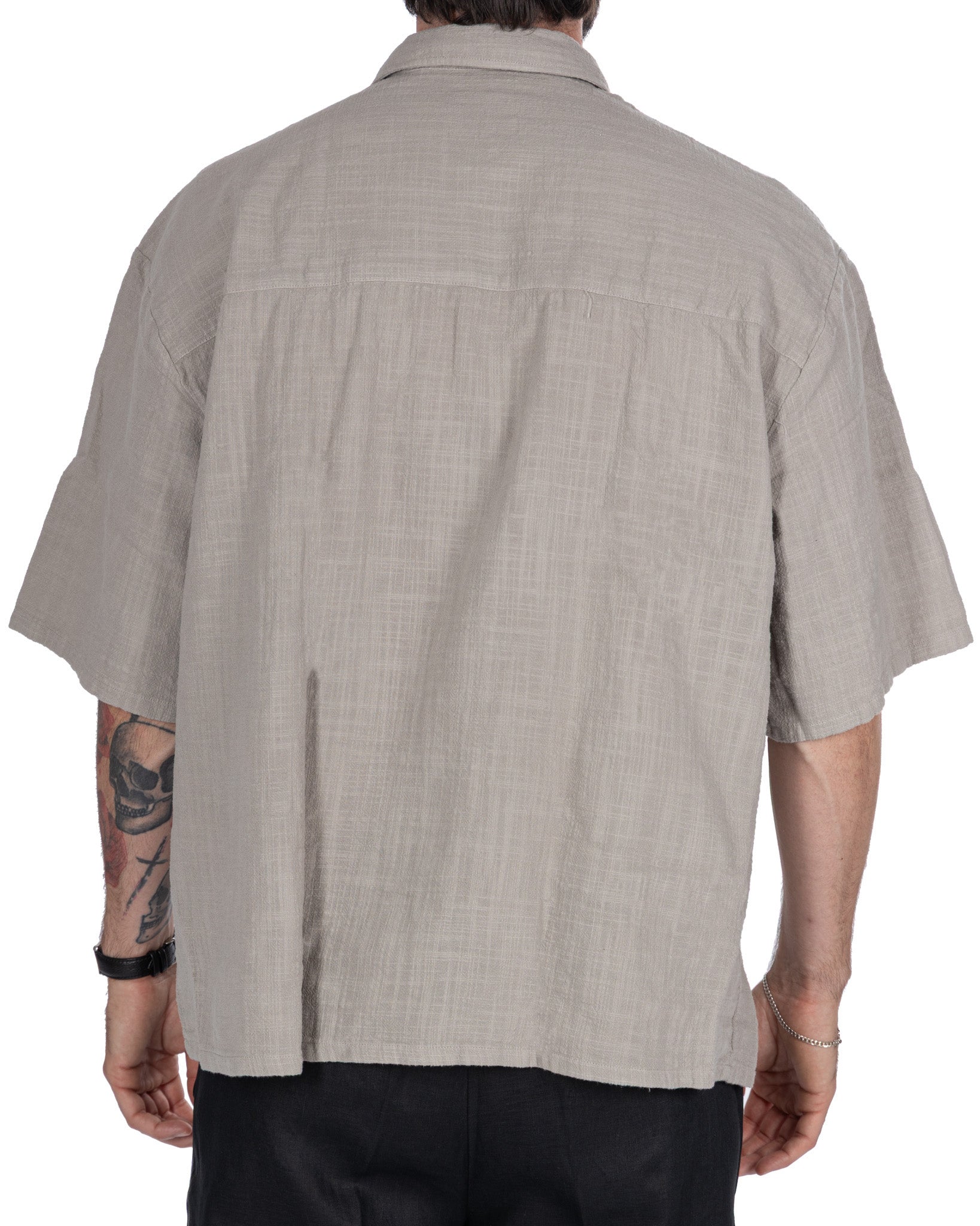 Madeira - oversized twine woven shirt