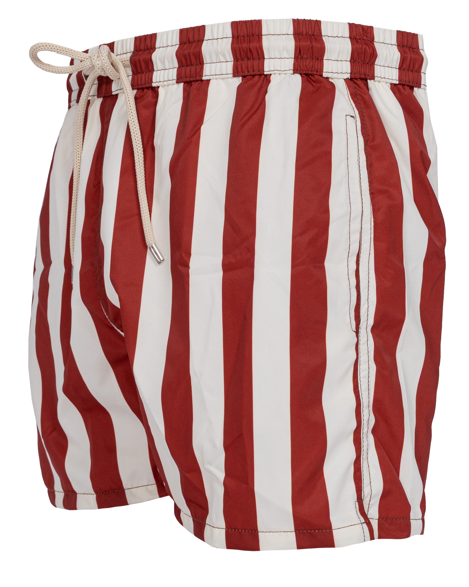 Line - maillot de bain rayé bordeaux