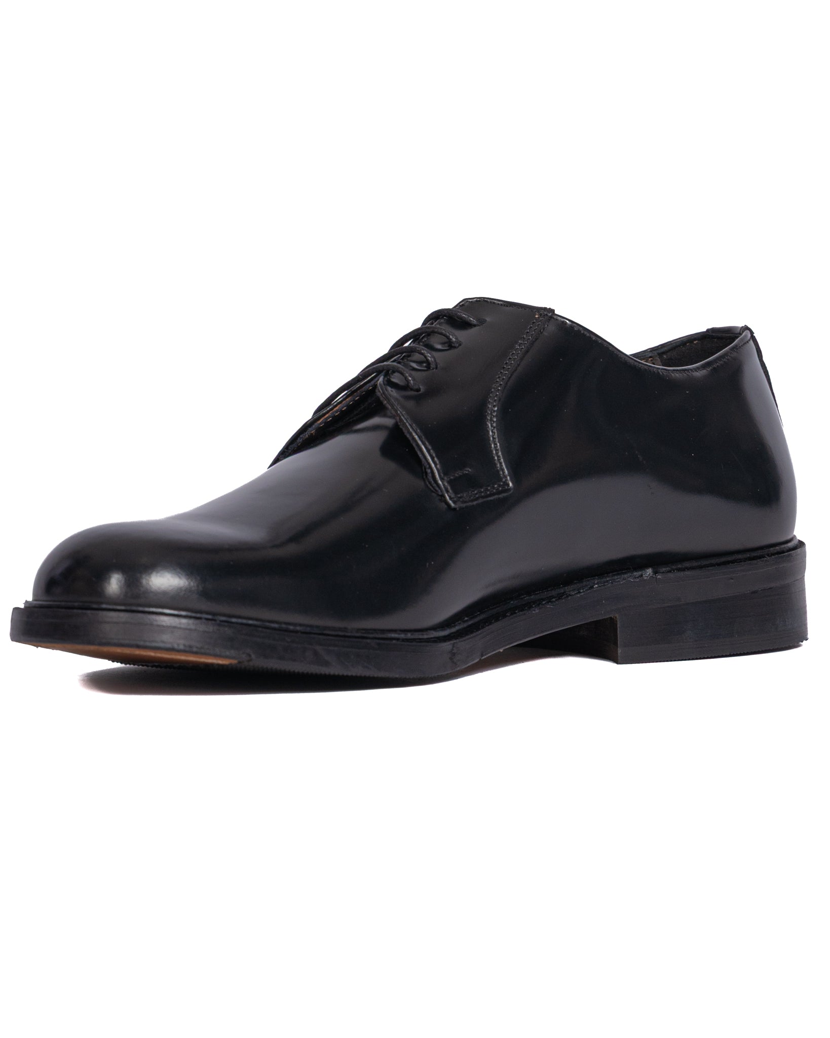 Edgar Derby in black leather
