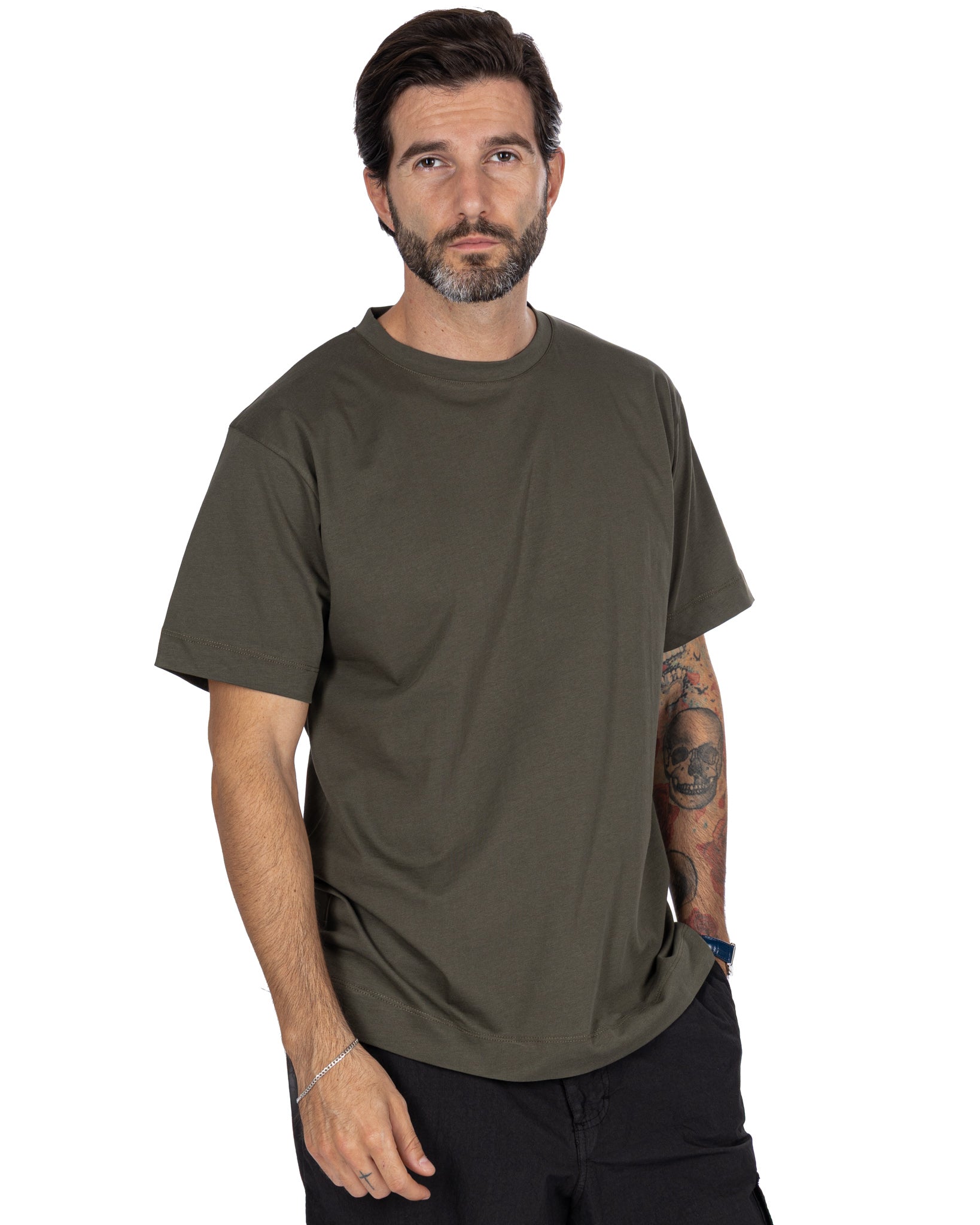 Bergen - t-shirt in cotone militare