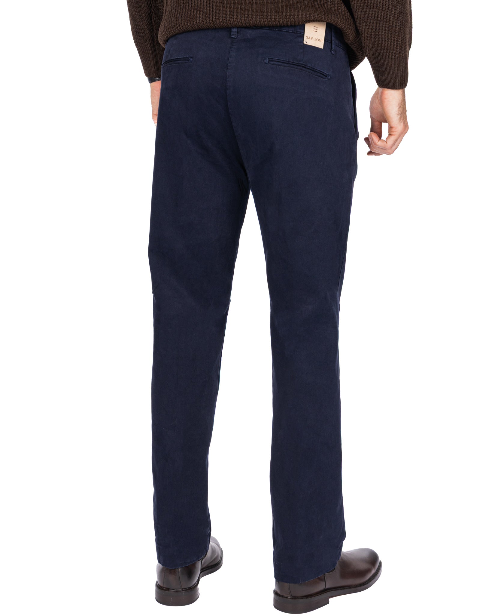 Sean blue cotton trousers
