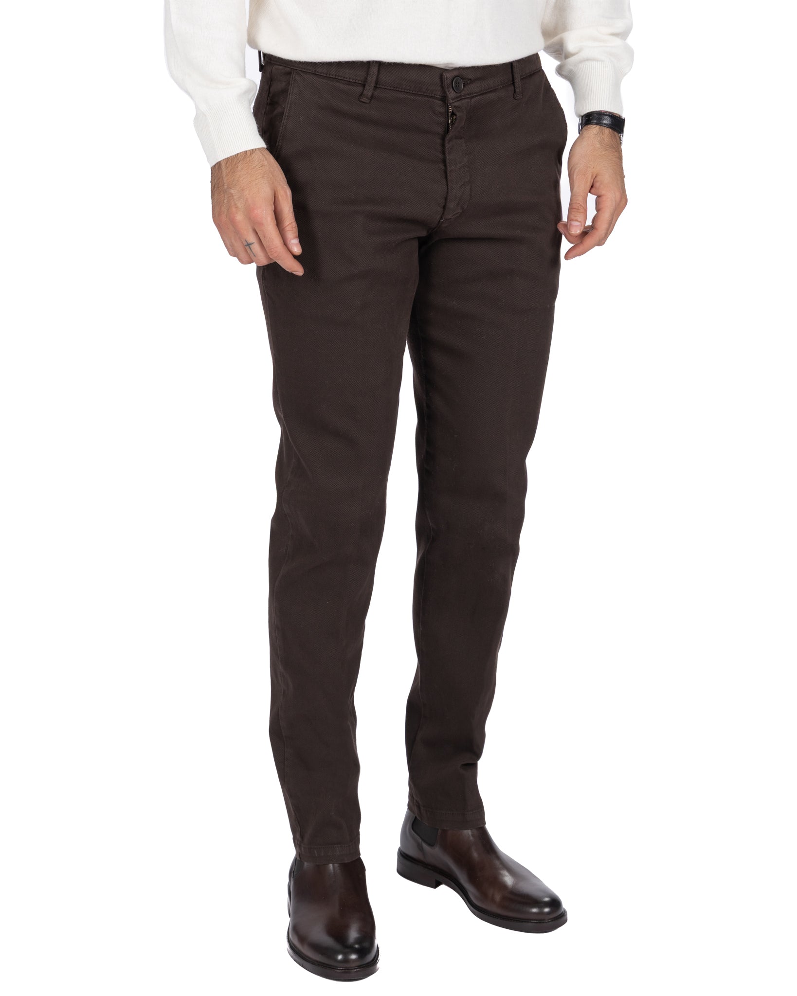 Pantalon blindé marron foncé Jack
