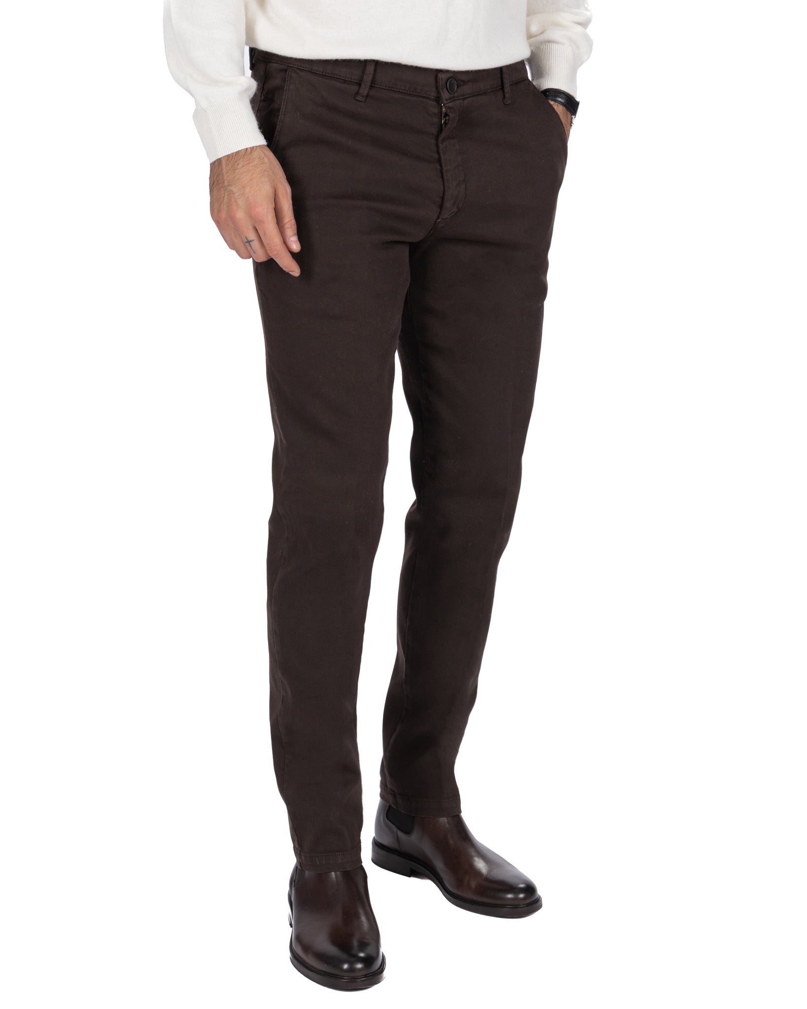 Pantalon blindé marron foncé Jack