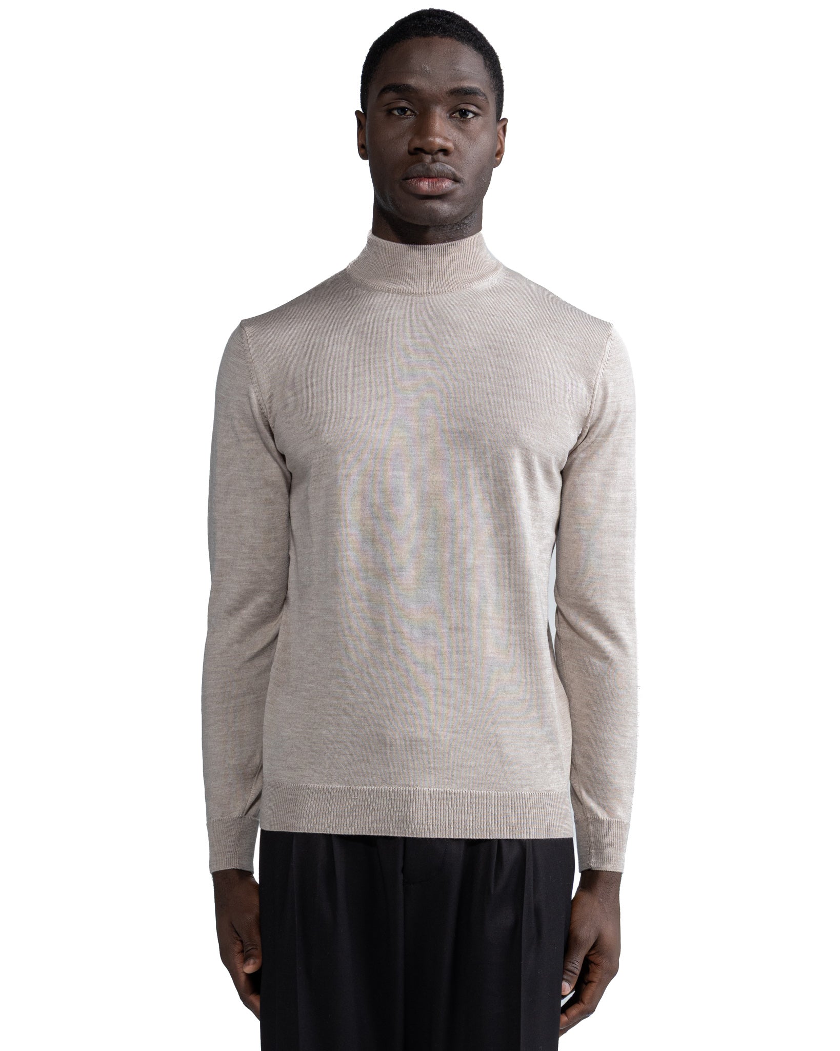 Loup d'Ancône en laine sable de Tollegno