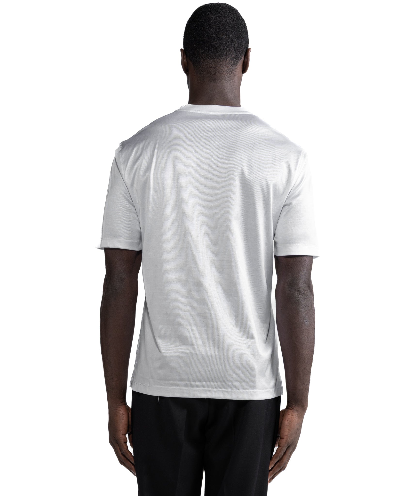 T-shirt Hoorn in filo di scozia bianco