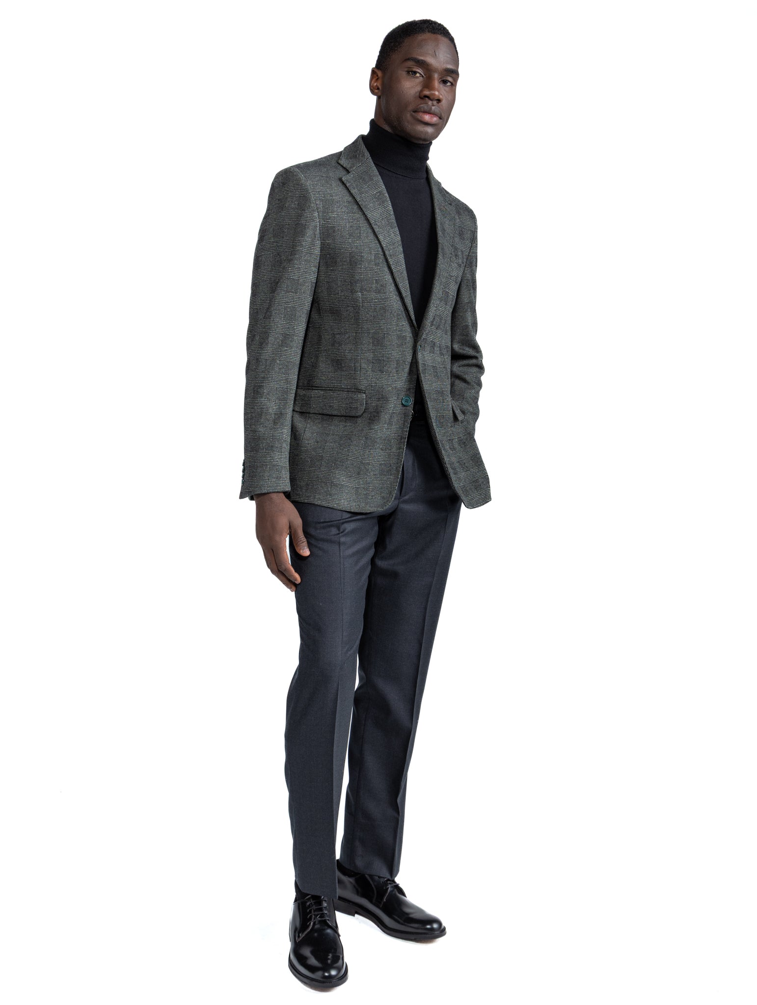 Giacca Orson a quadri verde