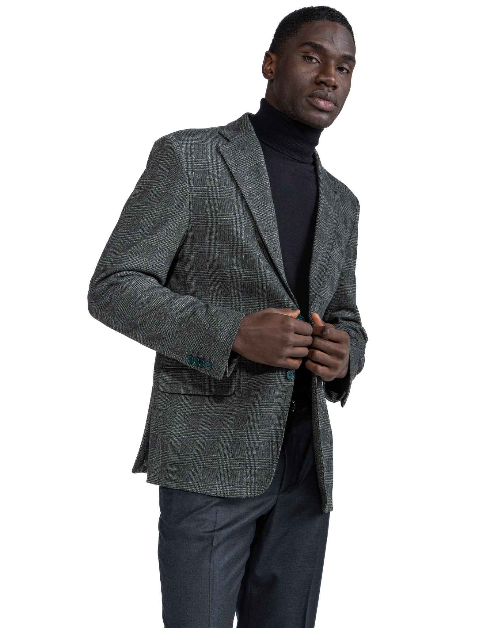 Veste Orson à carreaux verts