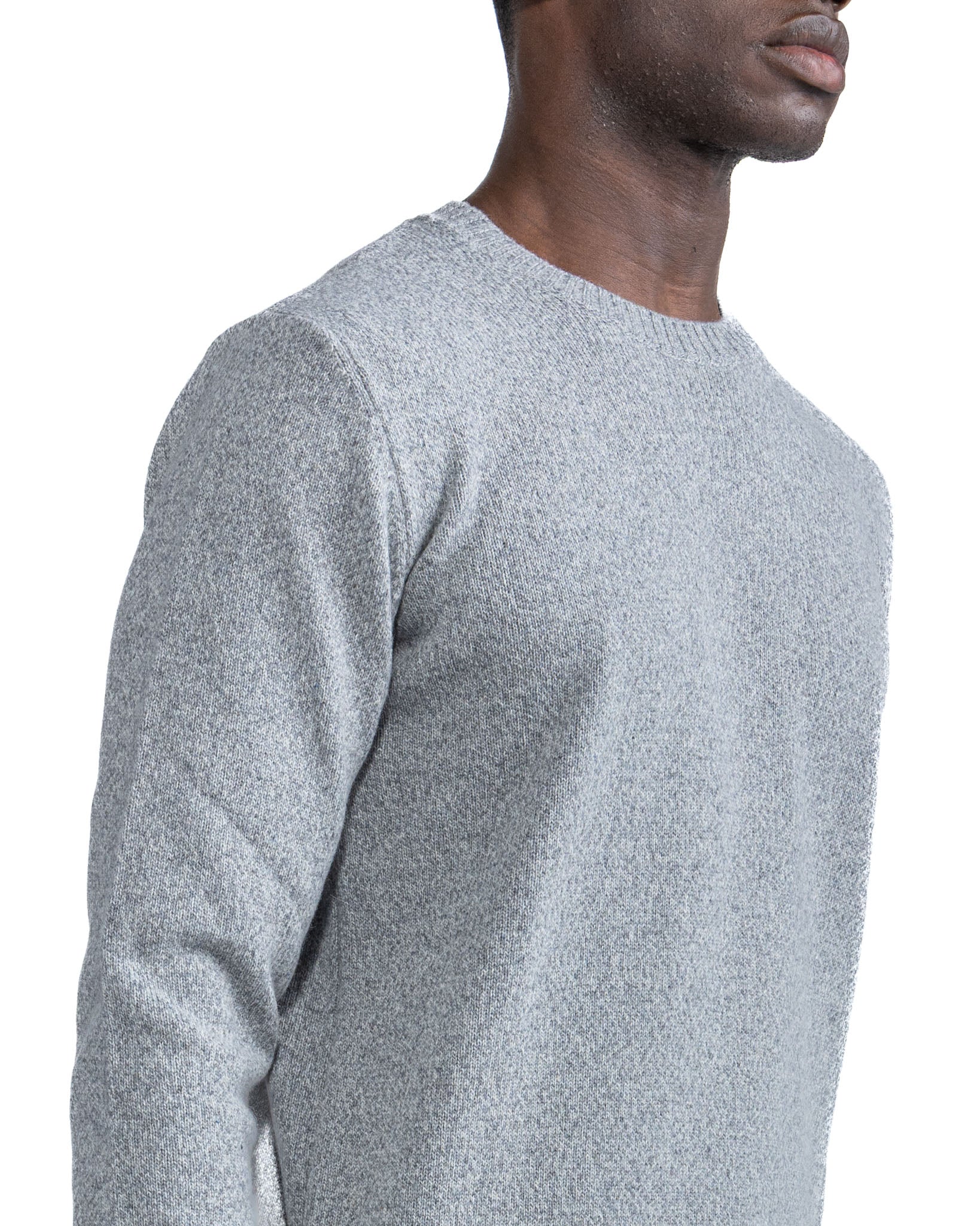 Pull ras du cou Willie en boucle grise