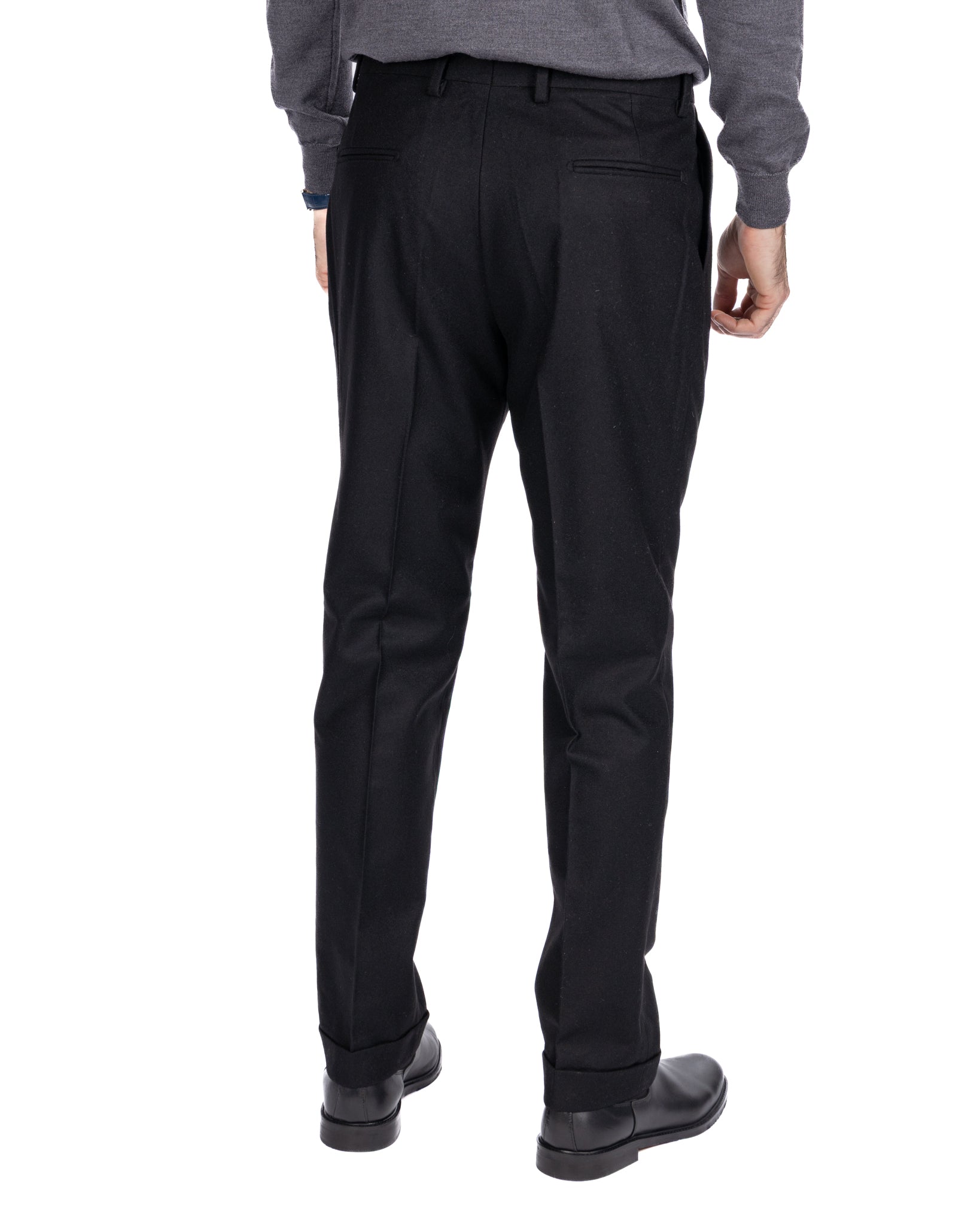 Pantalone Nikon in flanella nero