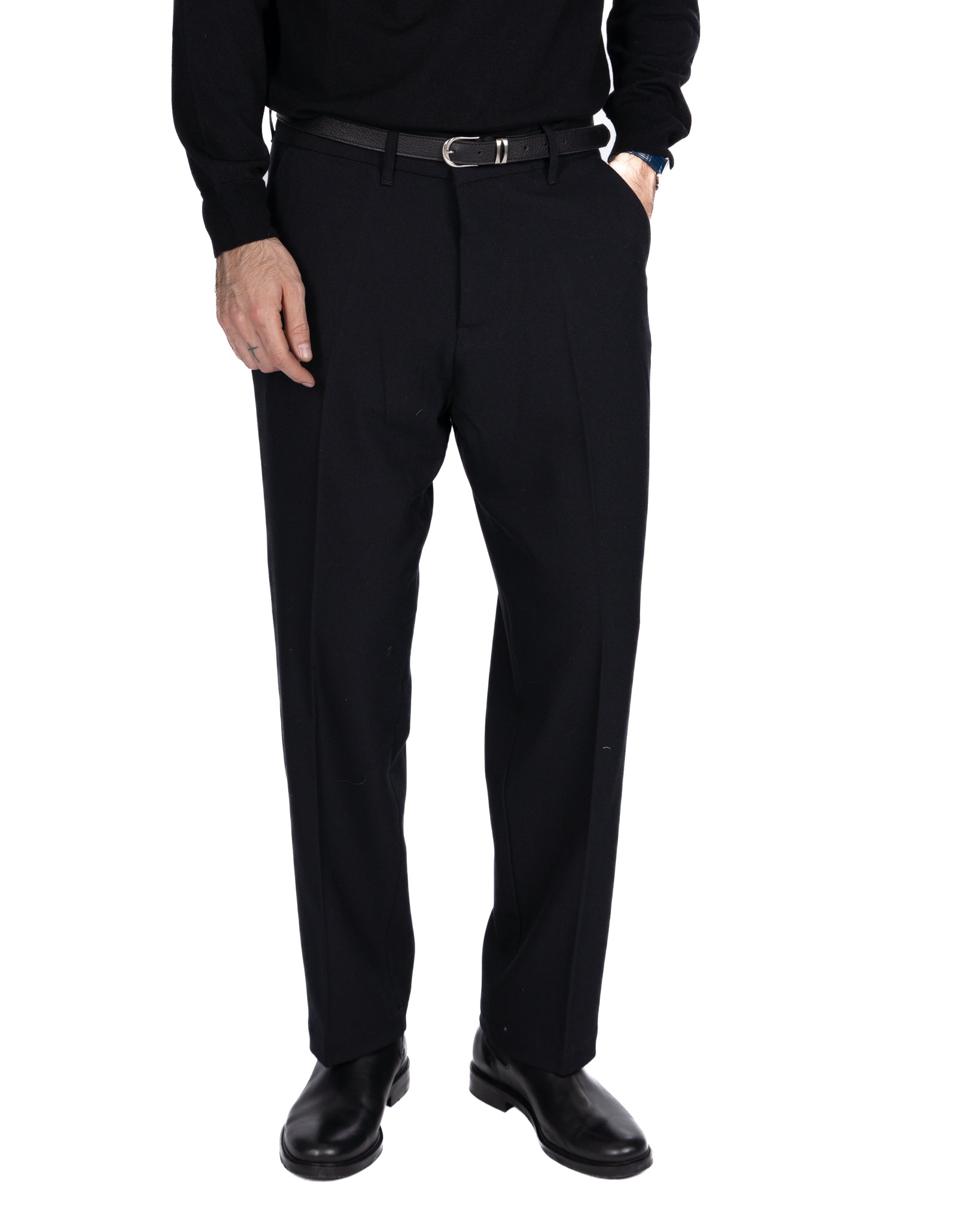 Pantalone largo Zeiis nero