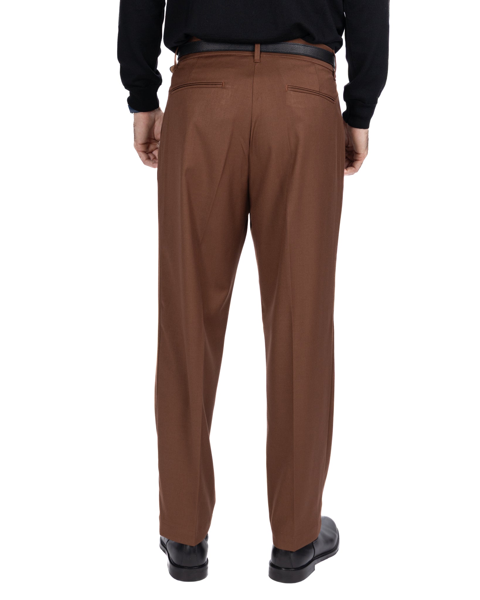 Pantalone largo Kevin tabacco