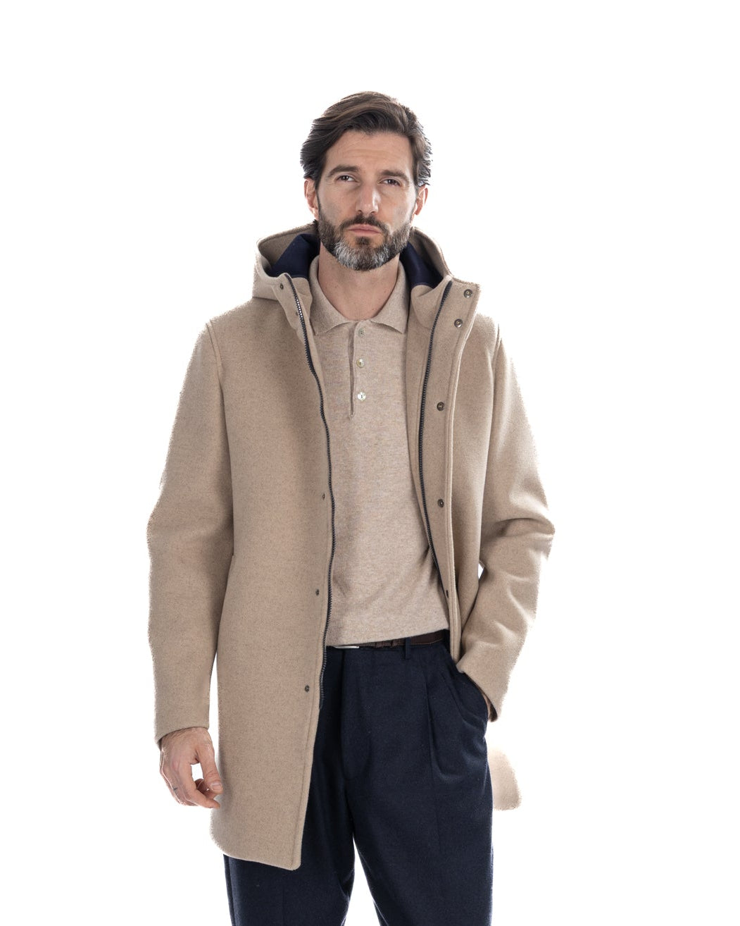 Giubbotto Denali in panno beige