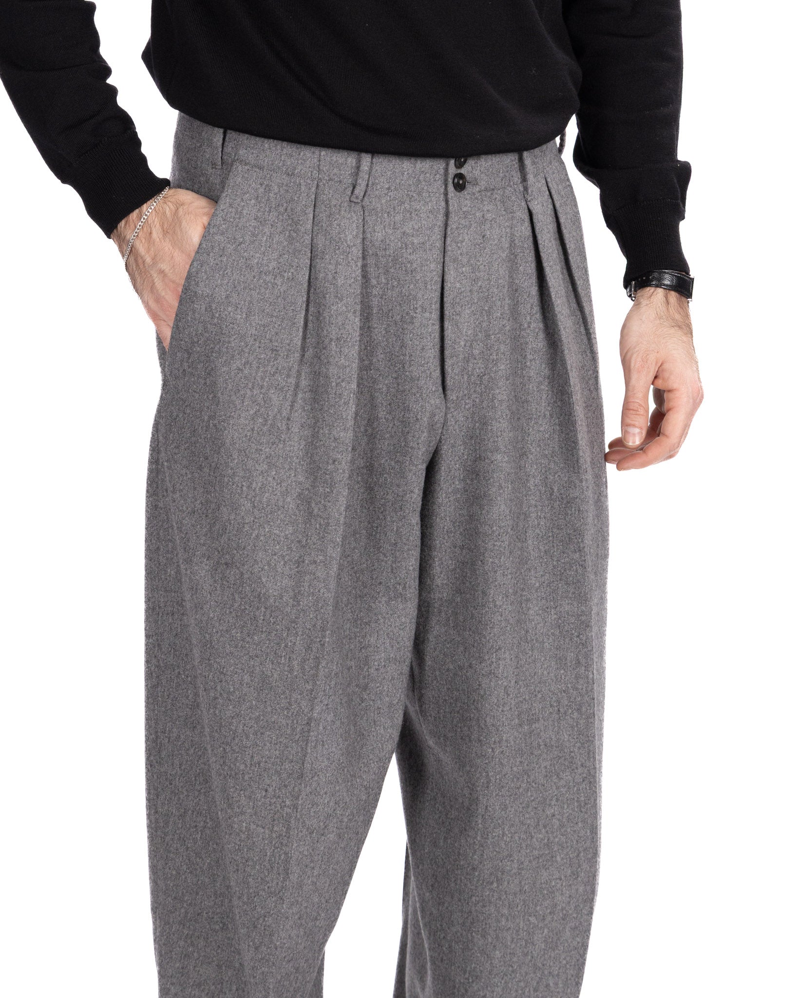 Pantalone Over grigio Vitale Barberis Canonico