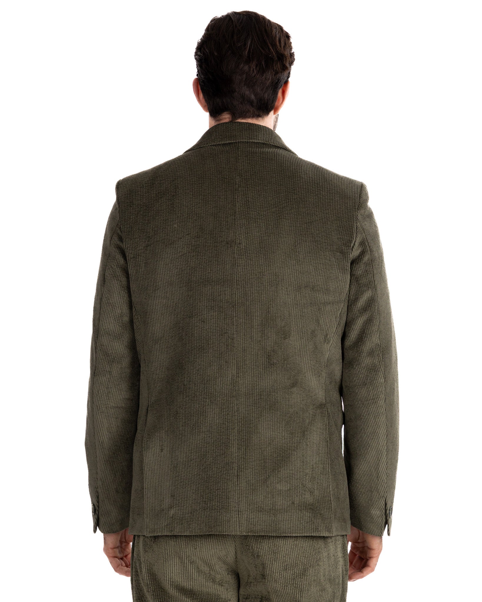 Giacca Bond in velluto militare