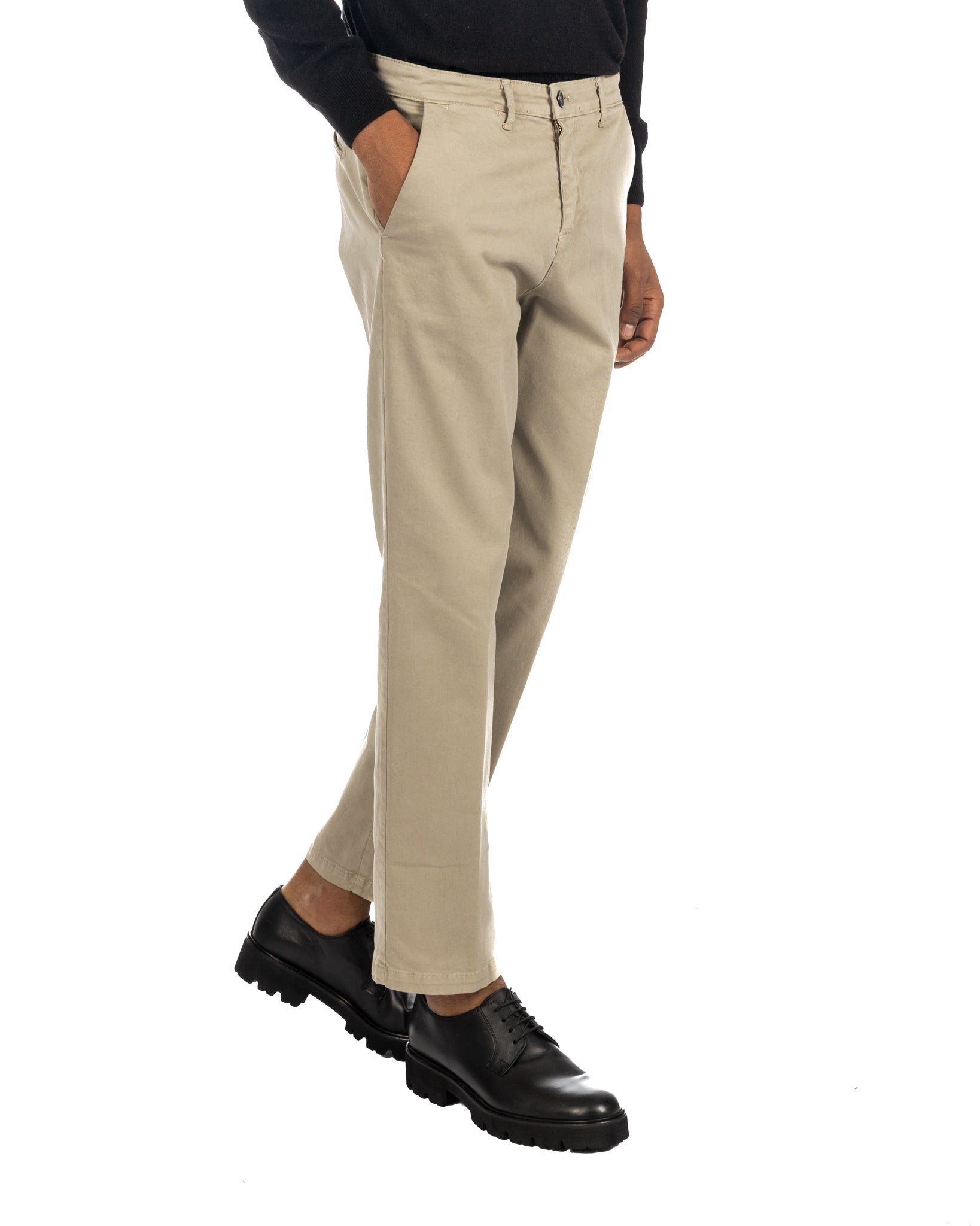 Frank - pantalon basique beige