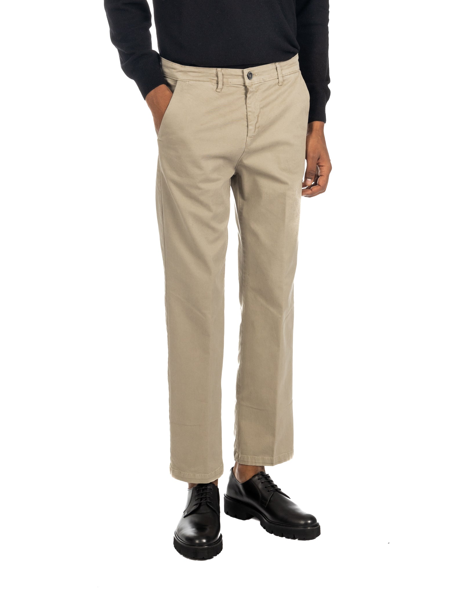 Frank - pantalon basique beige
