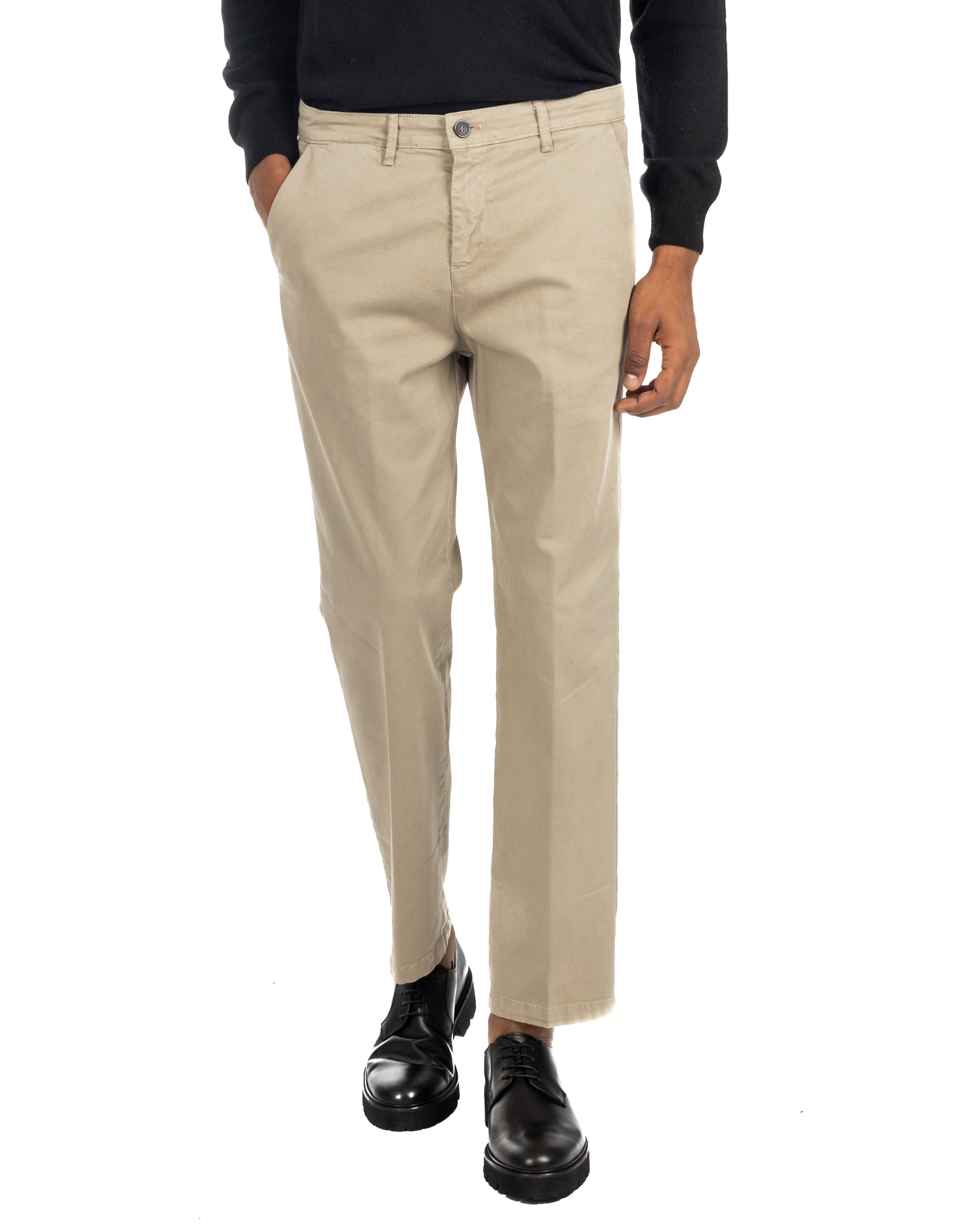 Frank - pantalon basique beige