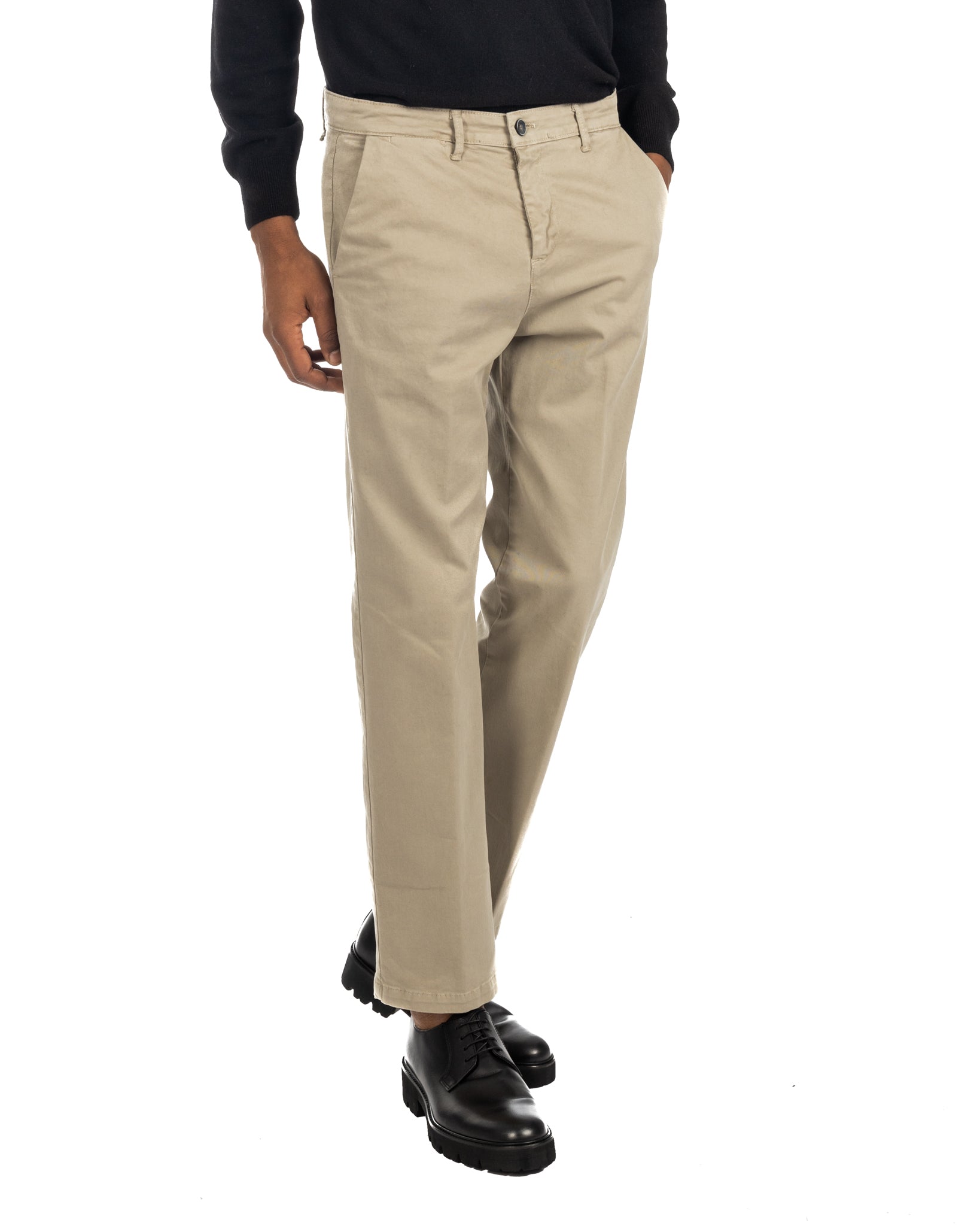 Frank - pantalon basique beige