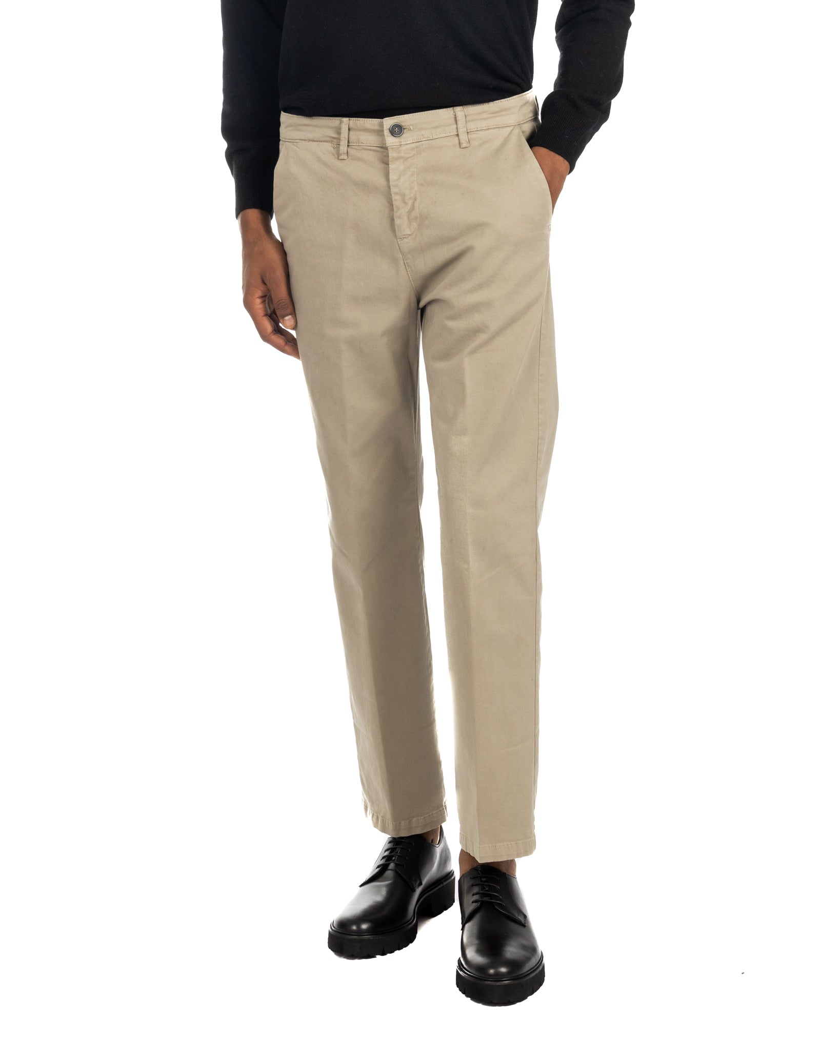Frank - pantalon basique beige