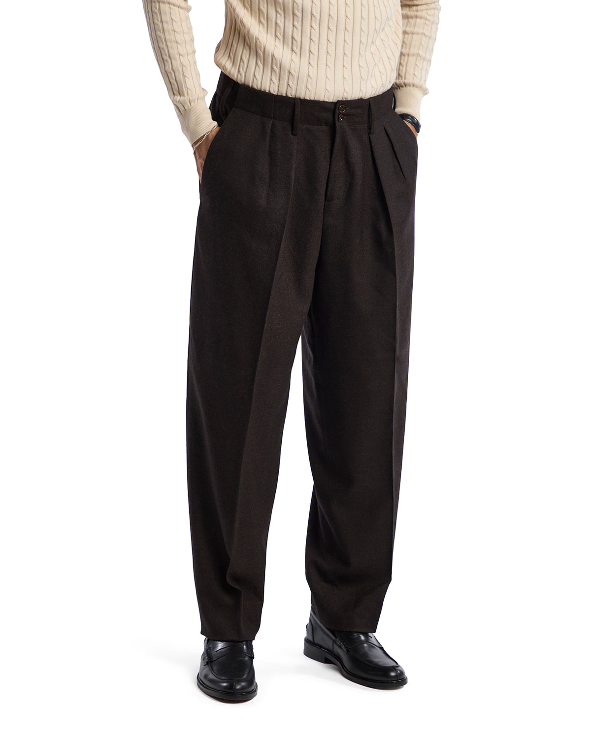 Drago moro rugby flannel over trousers