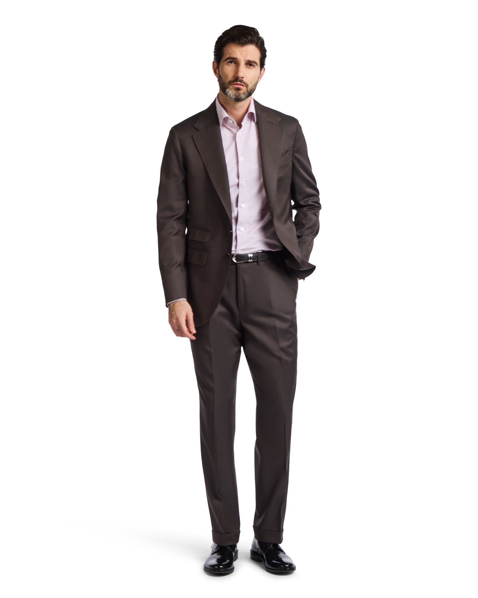 Abito Perennial Vitale Barberis Canonico spigato moro