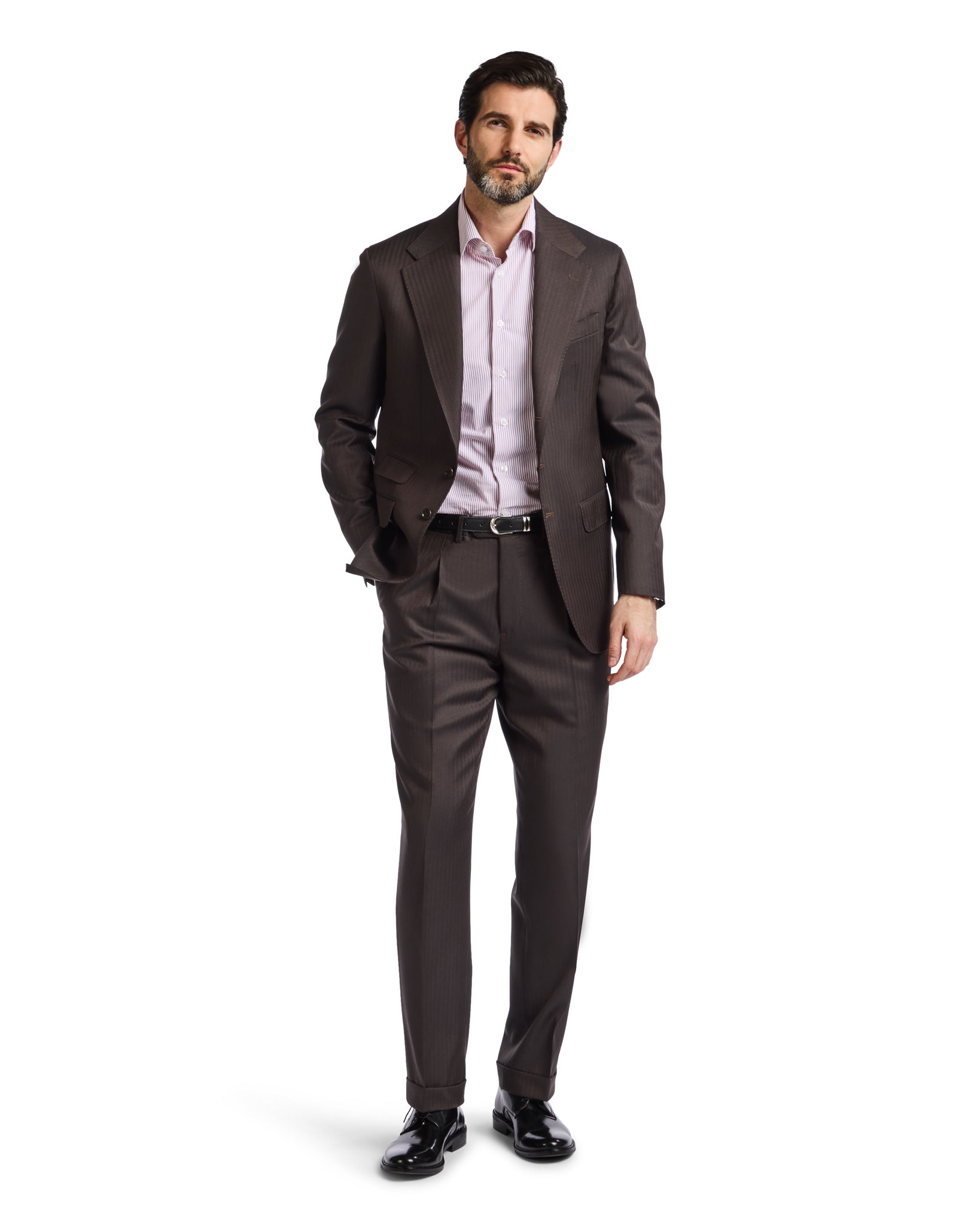 Abito Perennial Vitale Barberis Canonico spigato moro