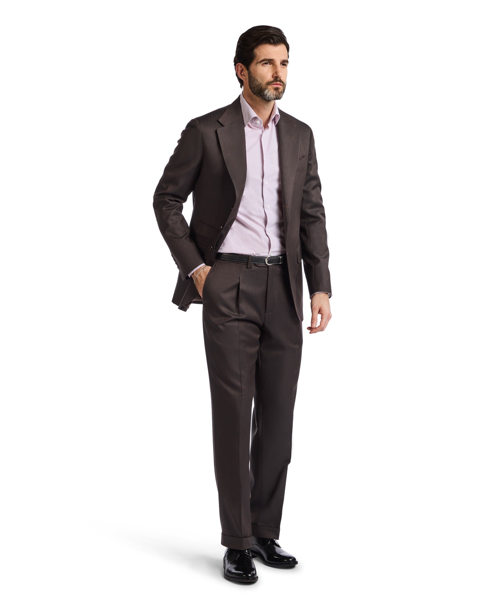Abito Perennial Vitale Barberis Canonico spigato moro