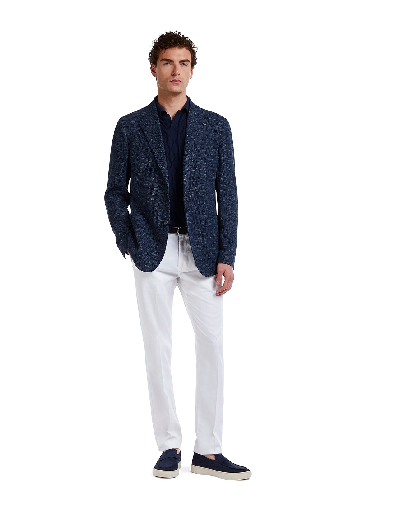 Chaqueta Erice melange azul