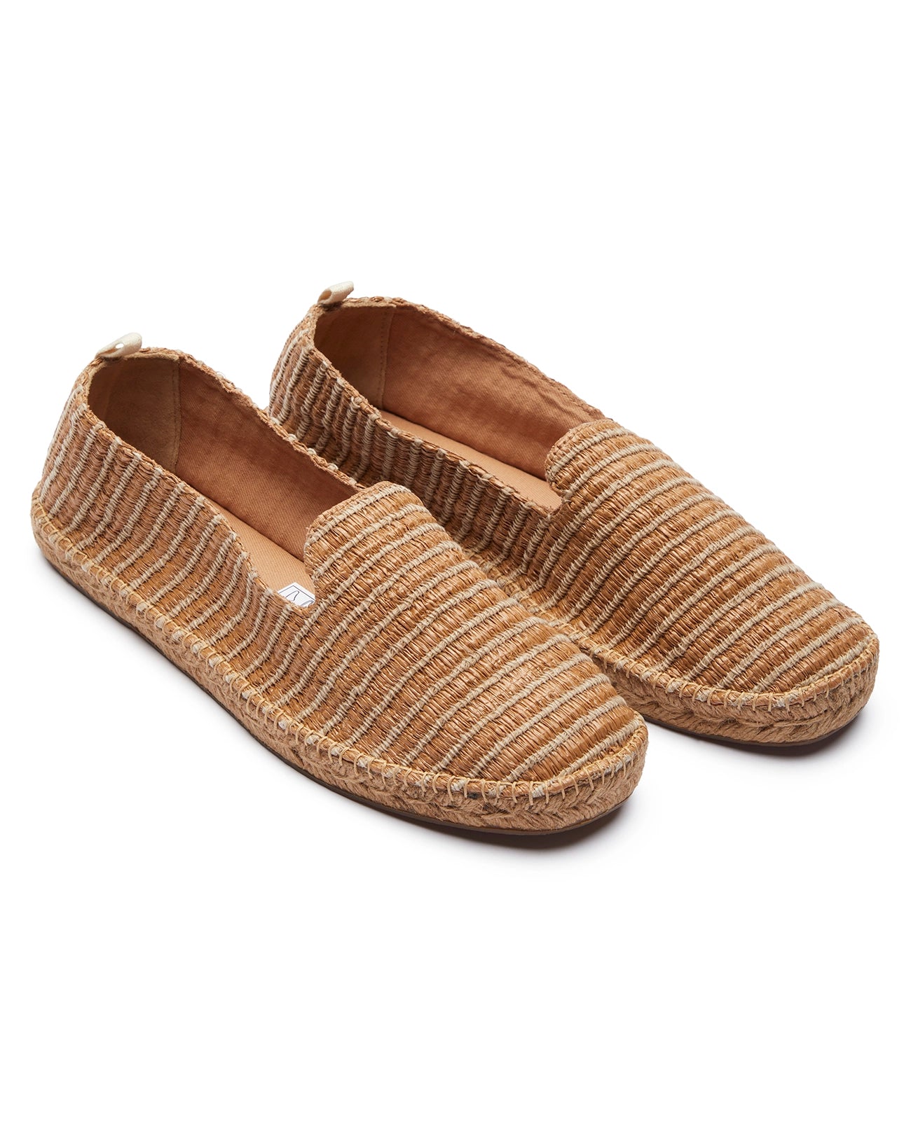 Singapore Espadrilles with dark brown pattern