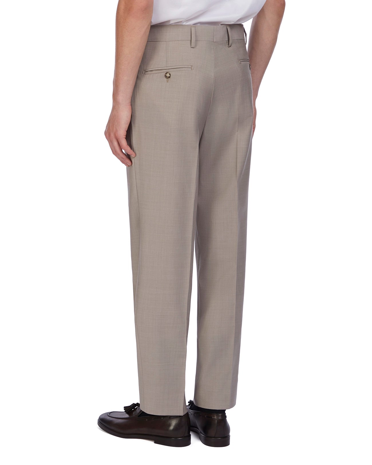 Pantalone Soho in lana beige