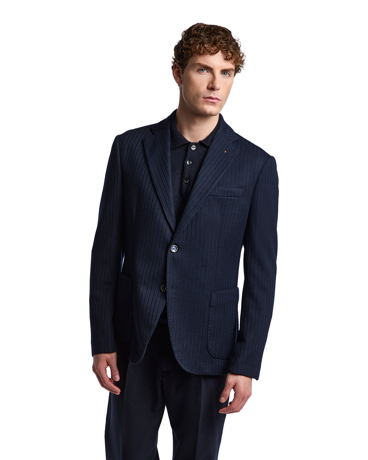 Chaqueta Verti a rayas azules