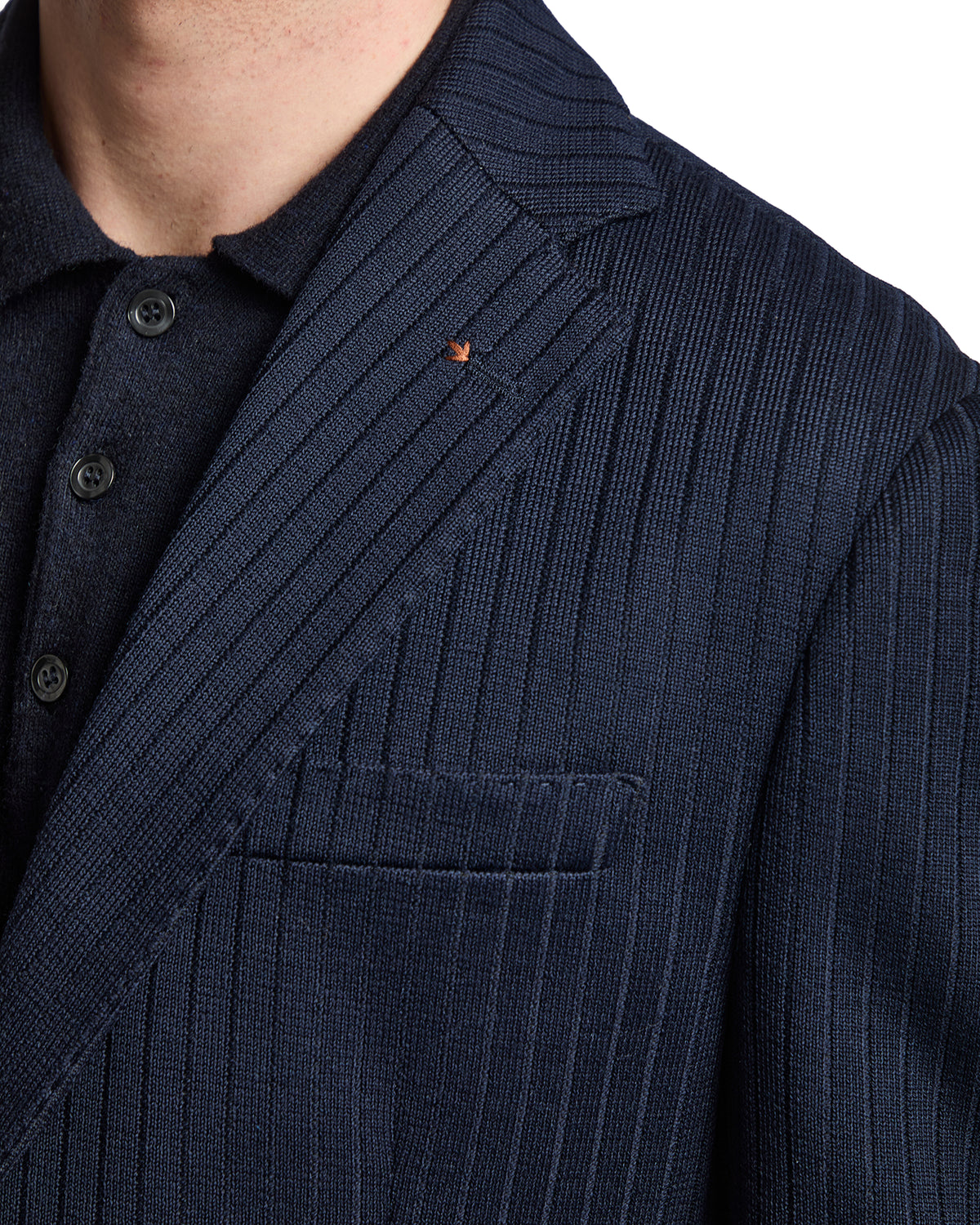 Chaqueta Verti a rayas azules
