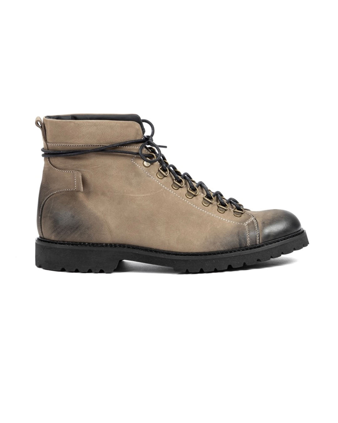 APOLLO - MUD NUBUCK LEATHER ANKLE BOOT