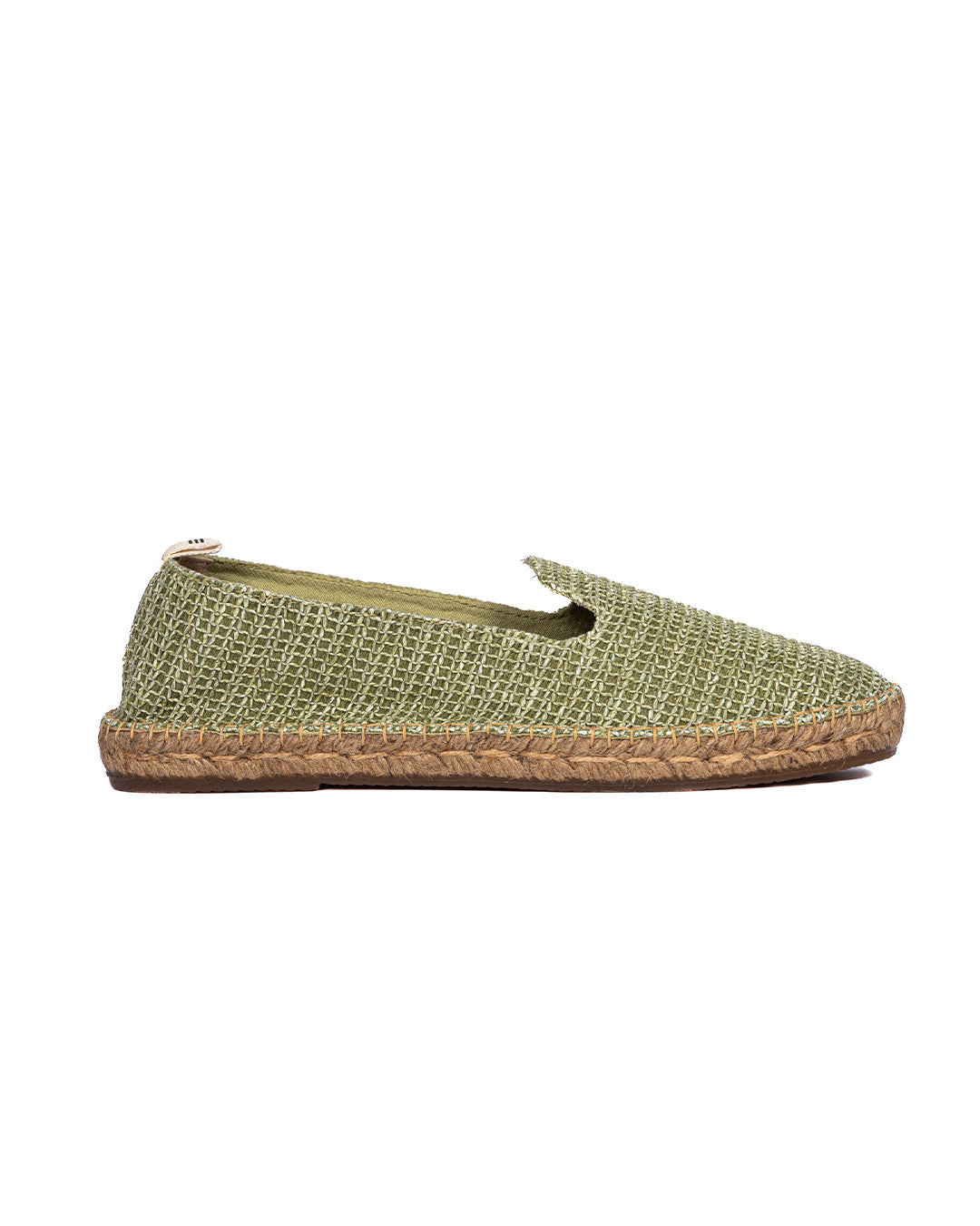 Gallipoli - green raffia espadrilles