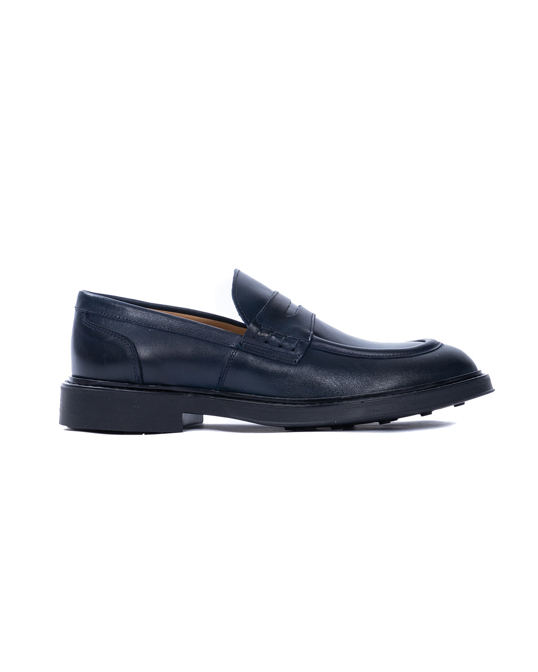 Hector - college in pelle blu