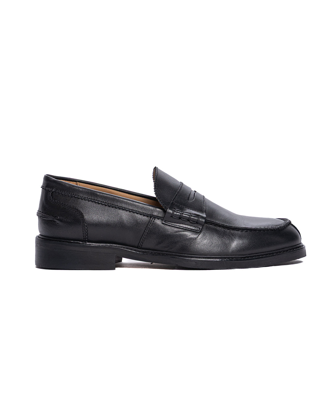 Joseph - black leather college