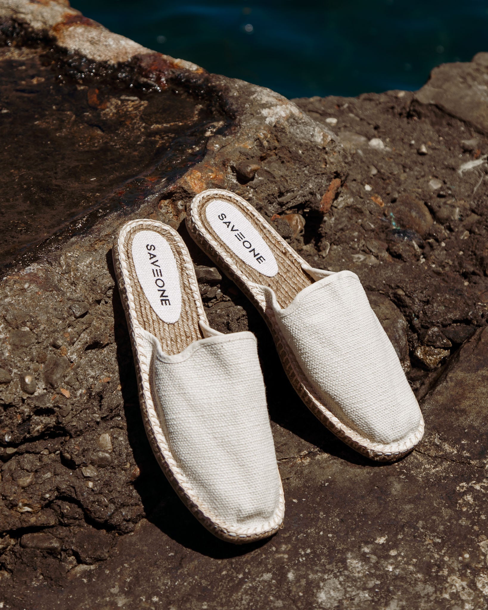 Portofino - mules espadrilles blanches