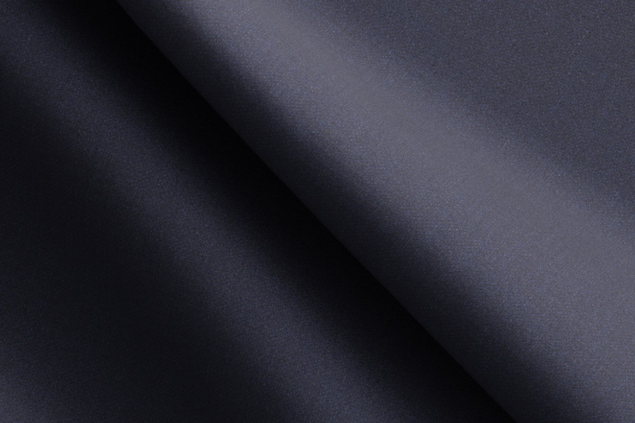 Costume sur mesure en laine bleu années 120 Canonico