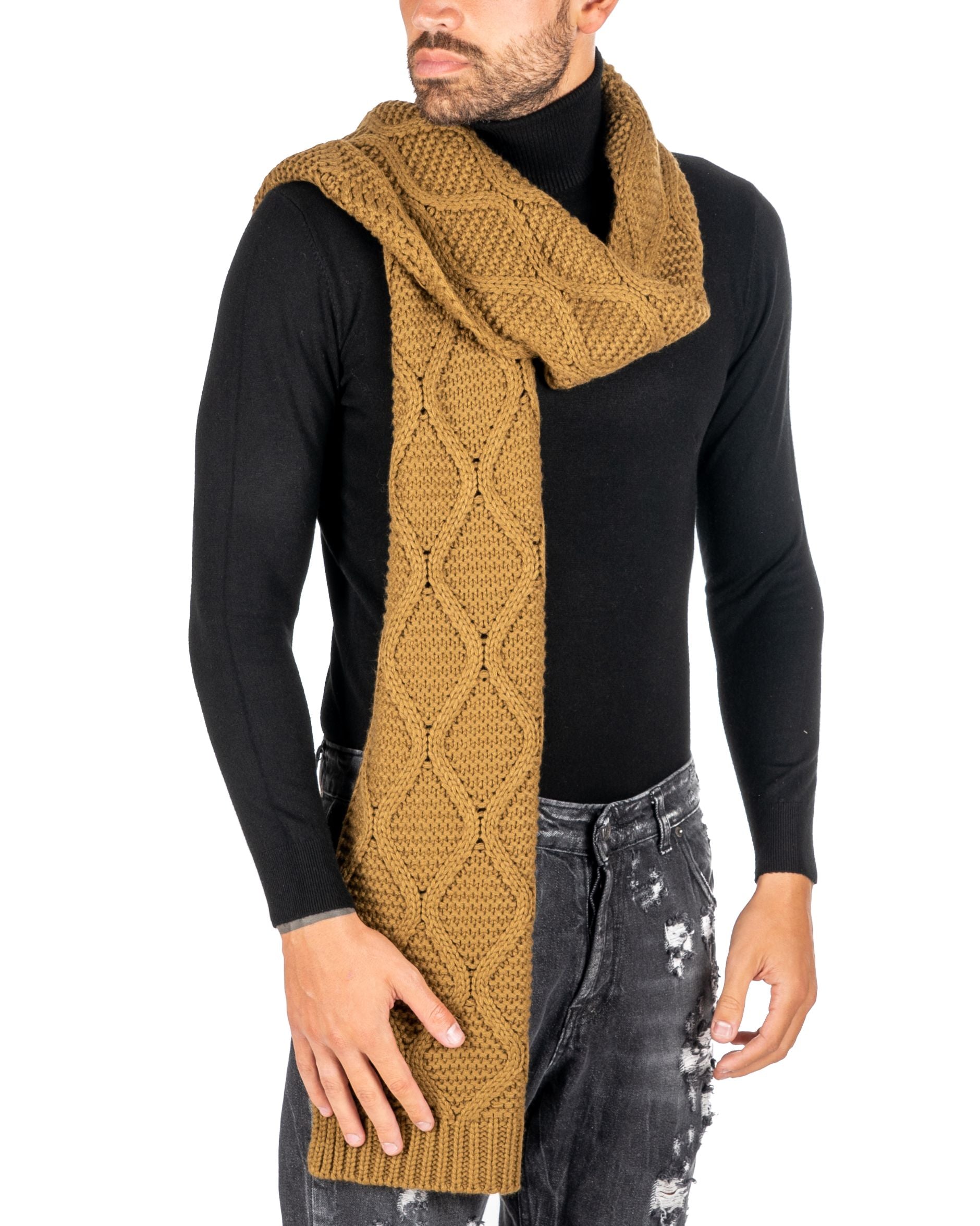 ECHARPE LOURDE SENPAE AVEC TRESSES