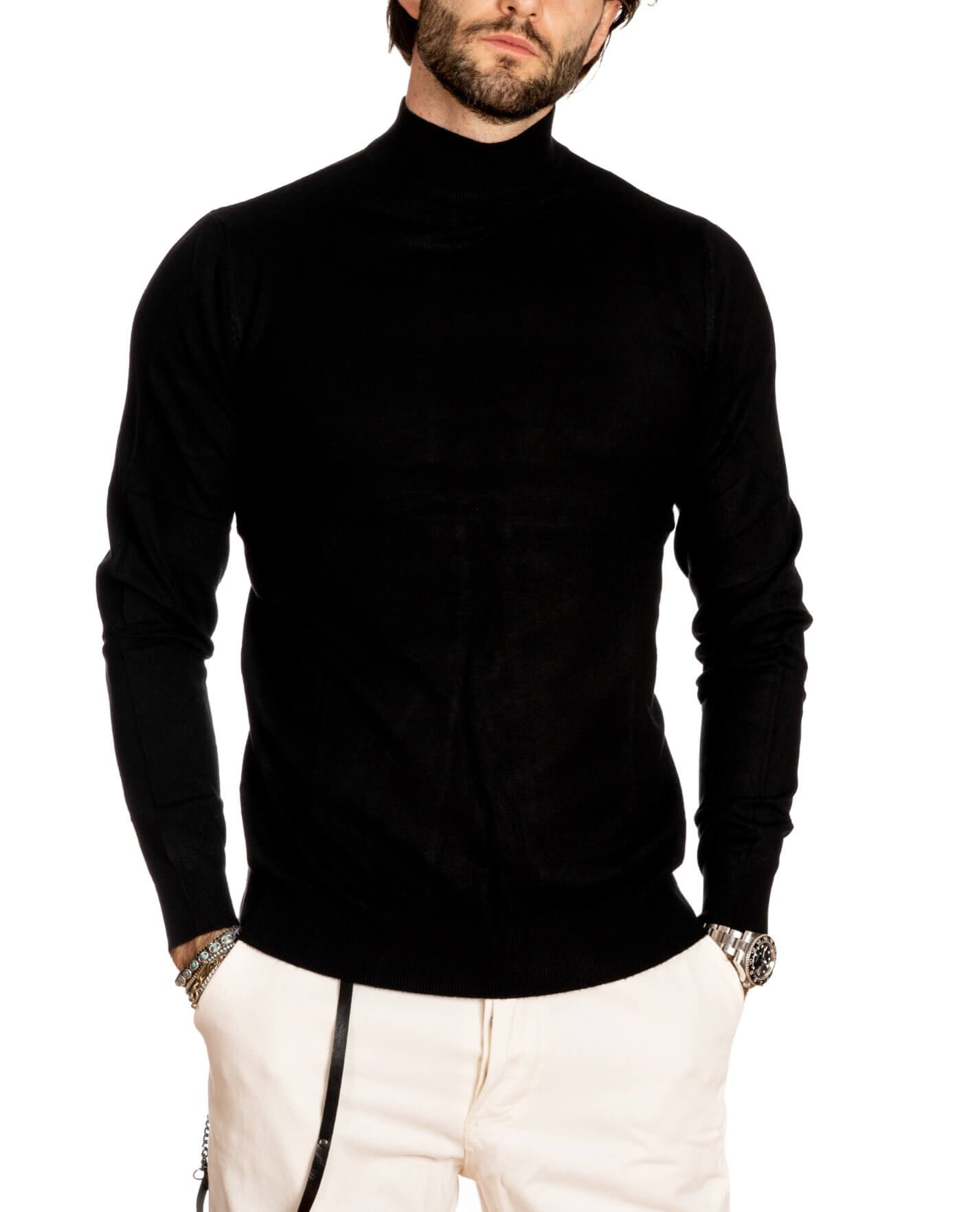 Jersey básico negro