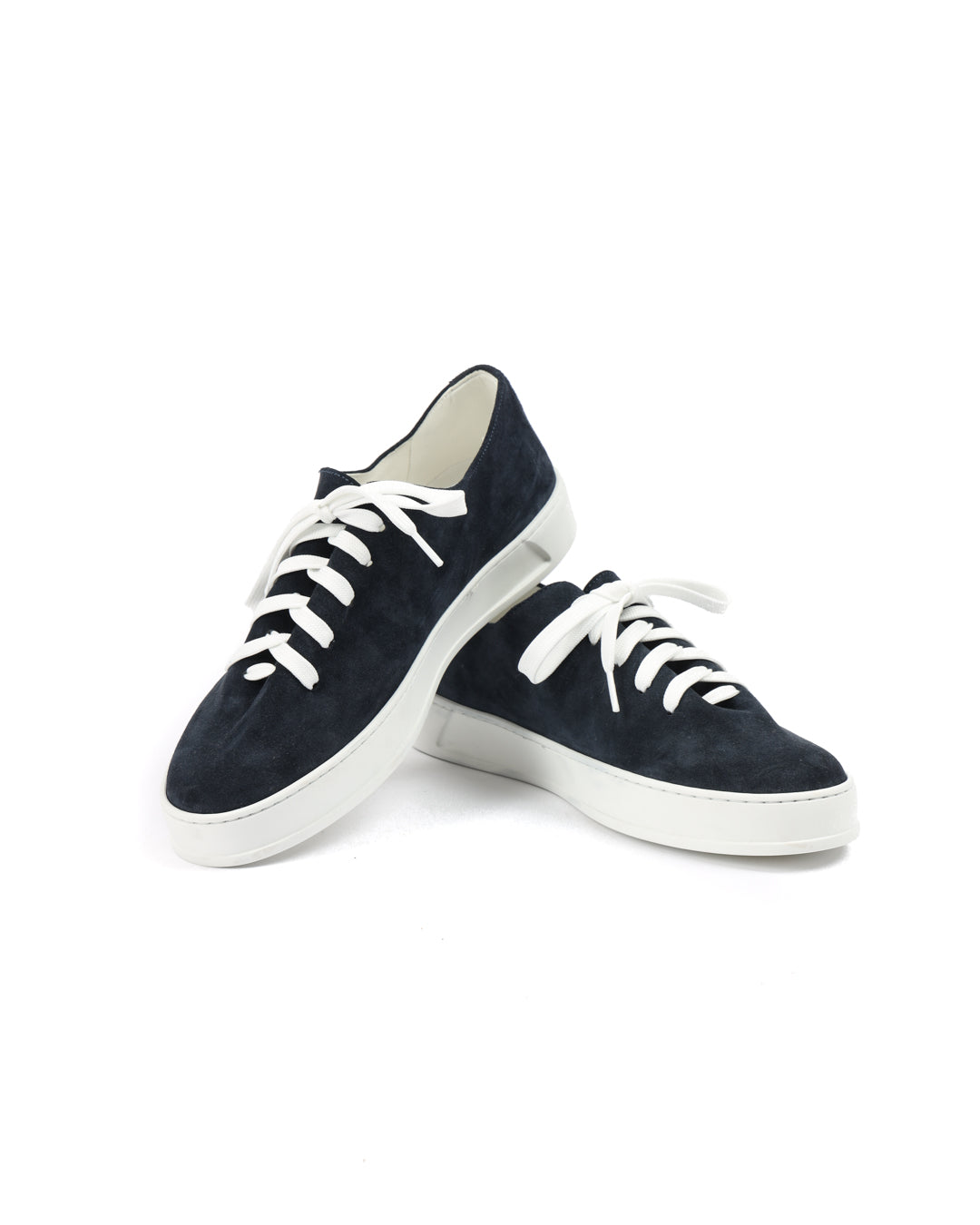 Steph - Baskets en daim bleu