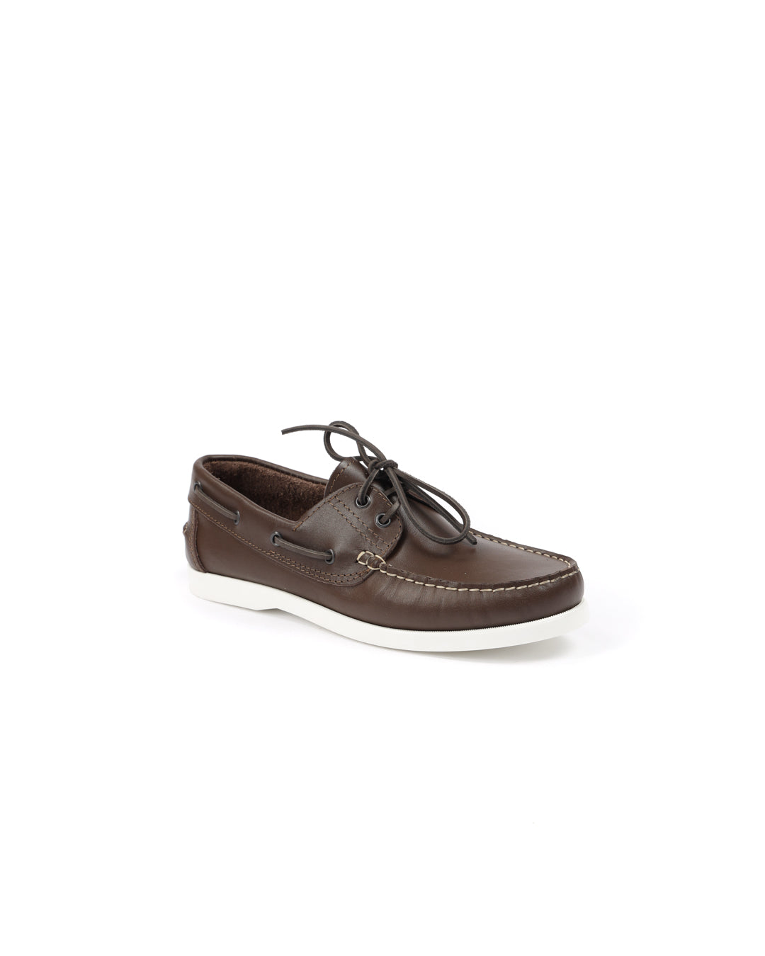 Jimmy - brown leather boat