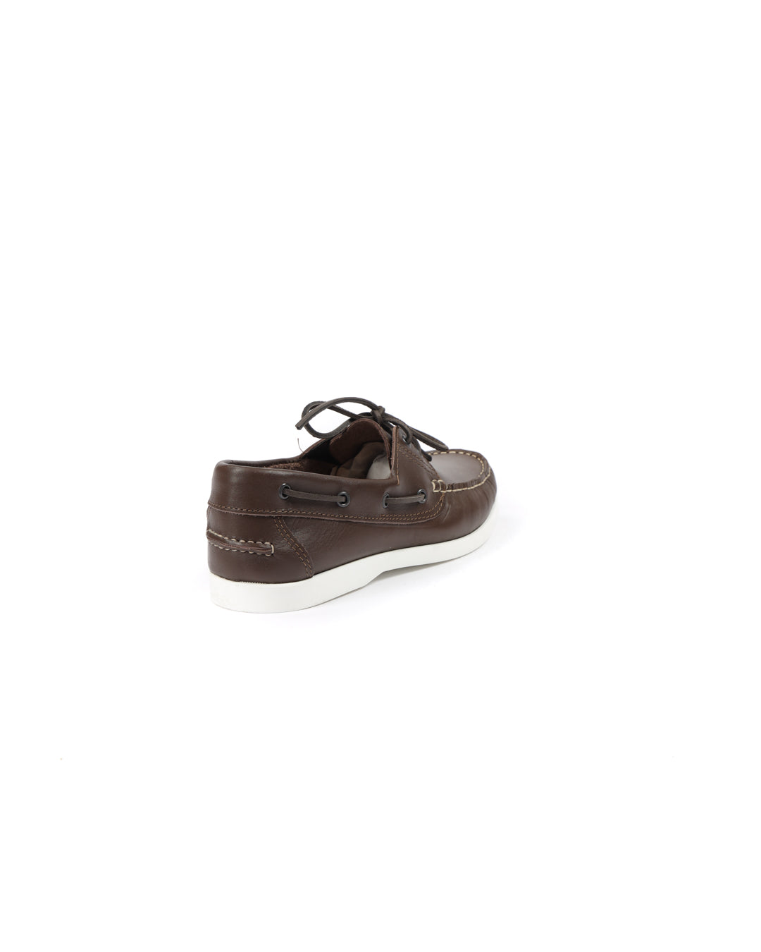 Jimmy - brown leather boat