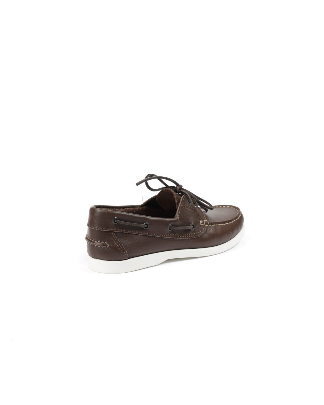 Jimmy - brown leather boat