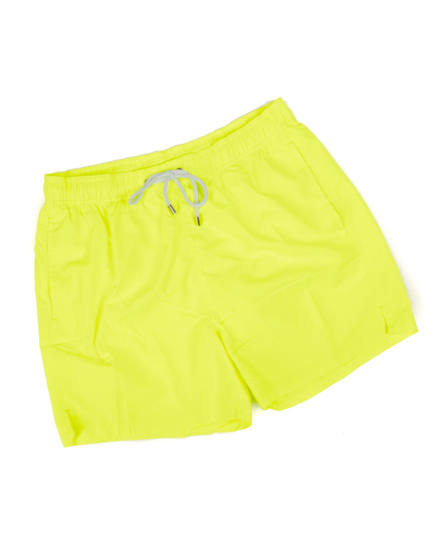 Swimsuit - Solid fluorescent yellow color