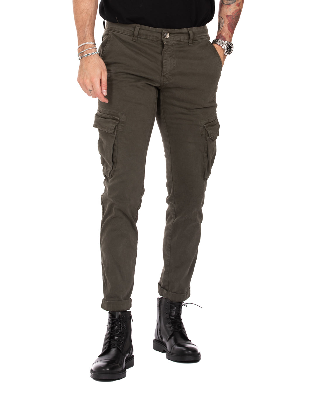 Roy - pantalon cargo militaire